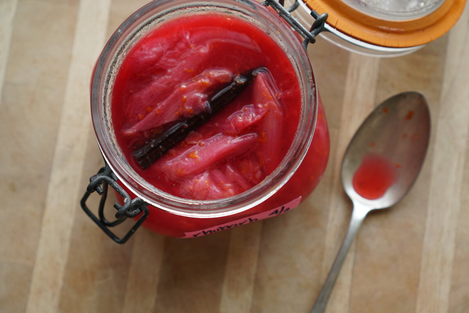 rhubarb compote