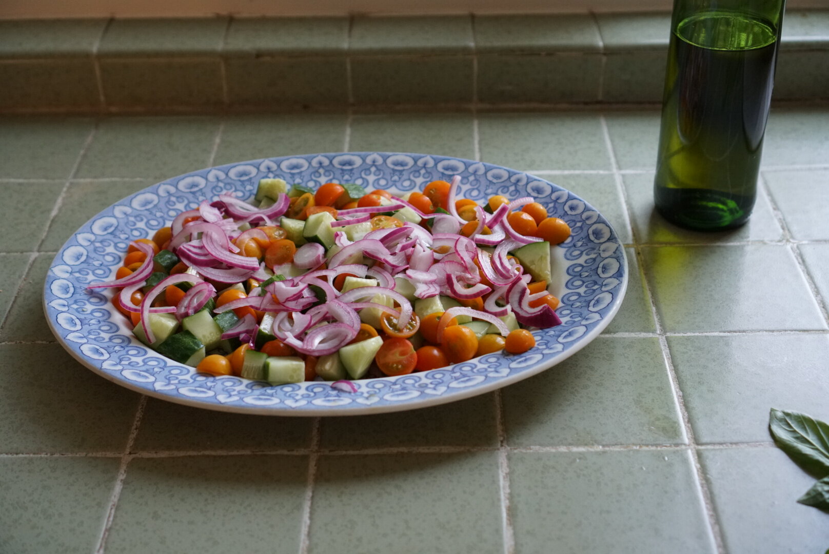 tomato and cucumber salad