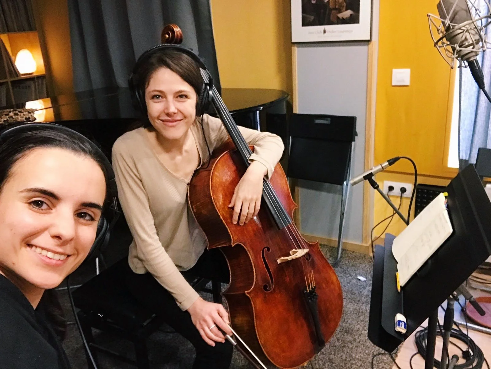 Recording session with Andrea Motis