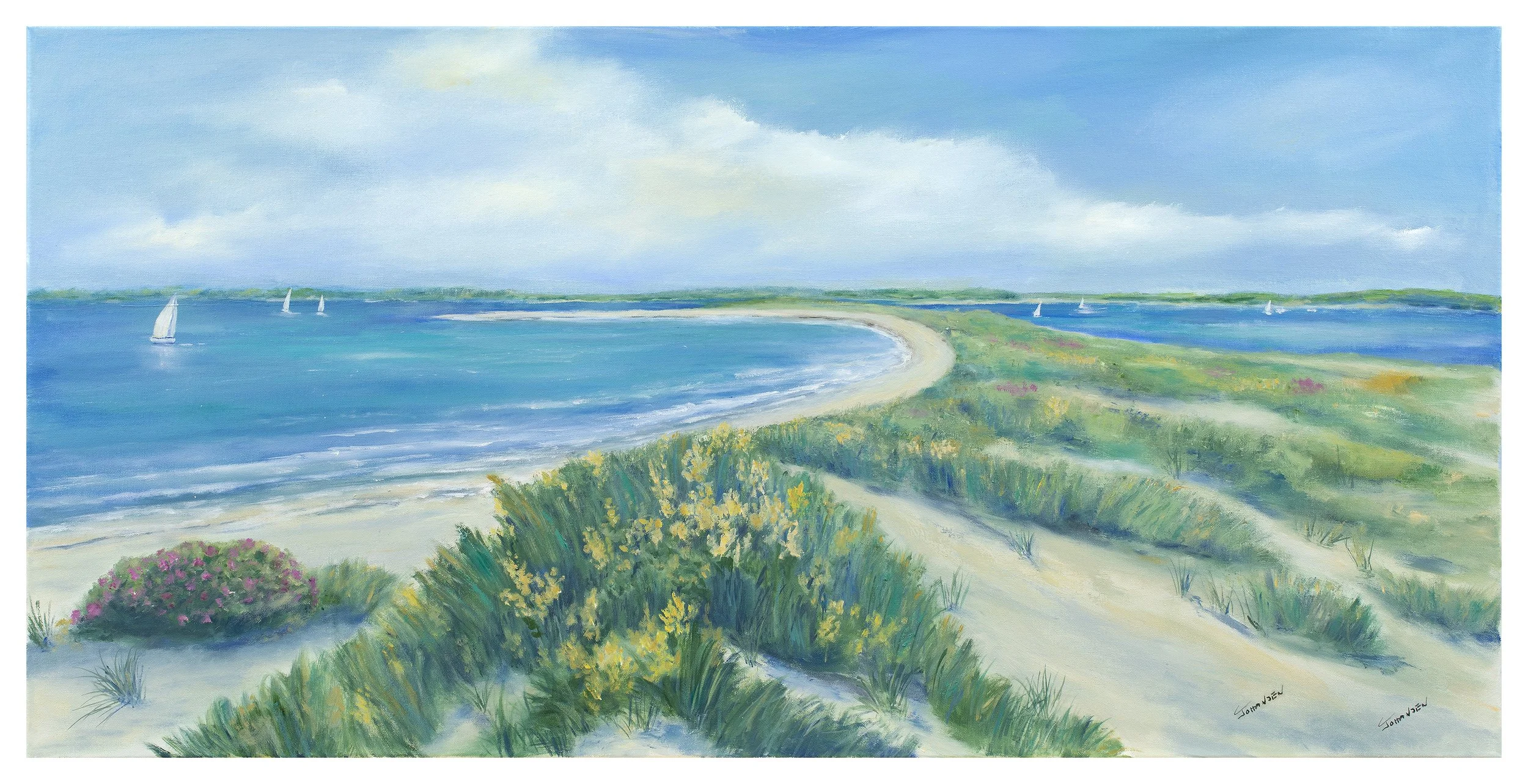 Johansen #359  Napatree in September.jpg