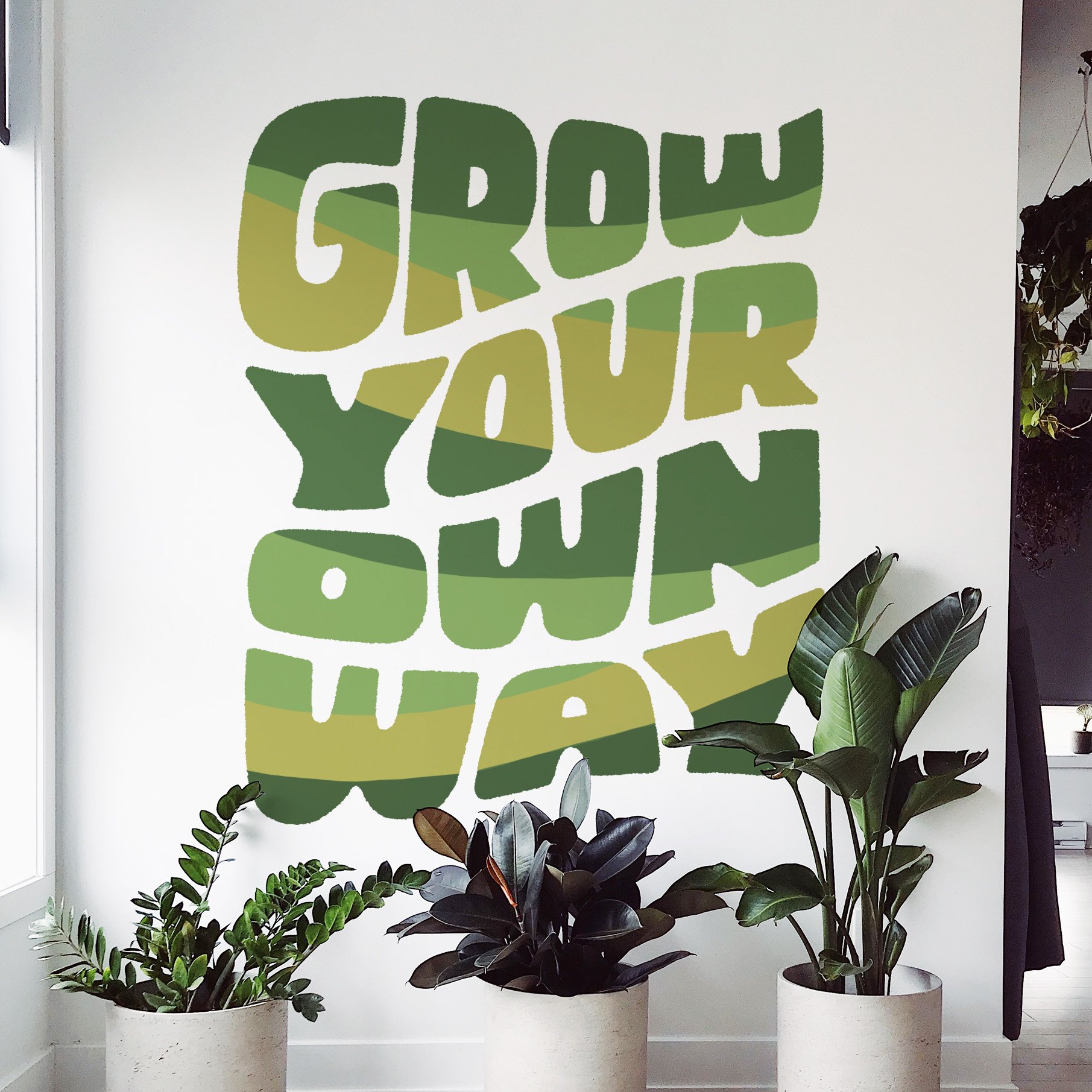 Grow Your Own Way Mural