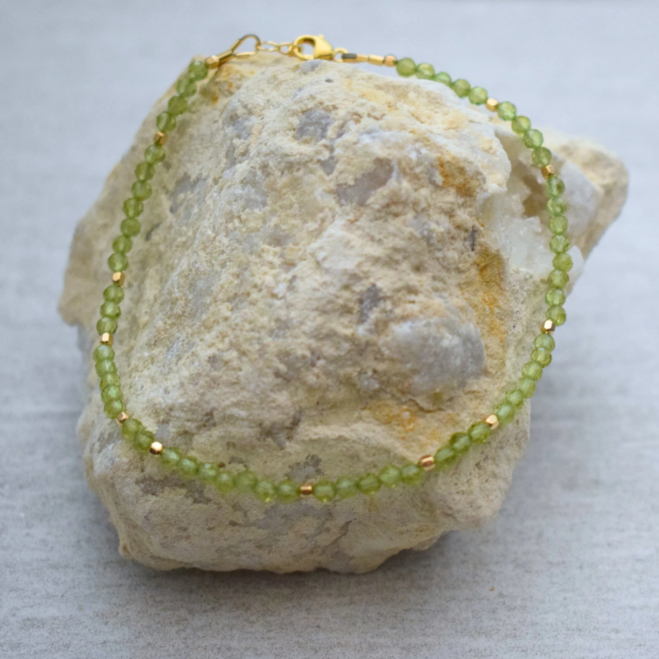 Constellation Anklet / Peridot
