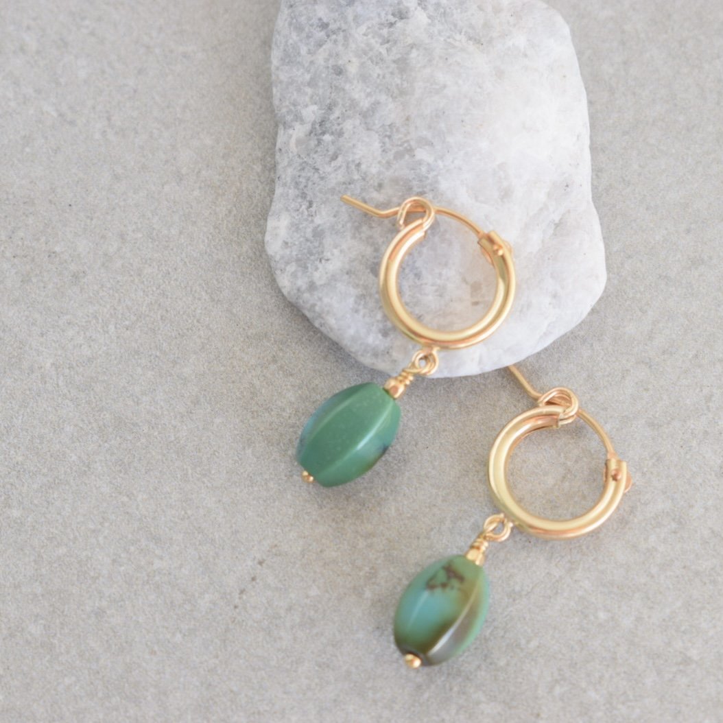 Turquoise Drop / Gold