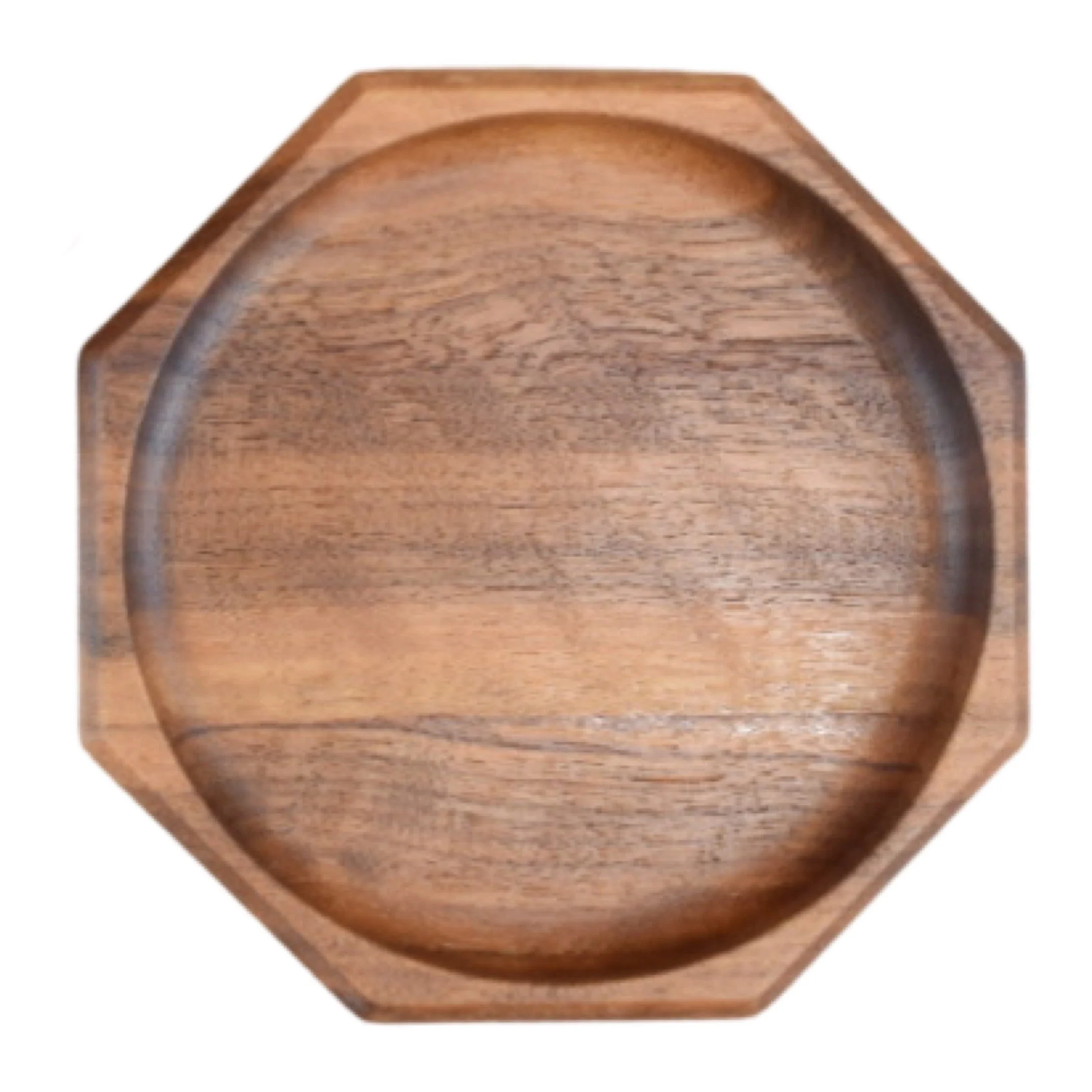 Black Walnut 6” Octagon Round