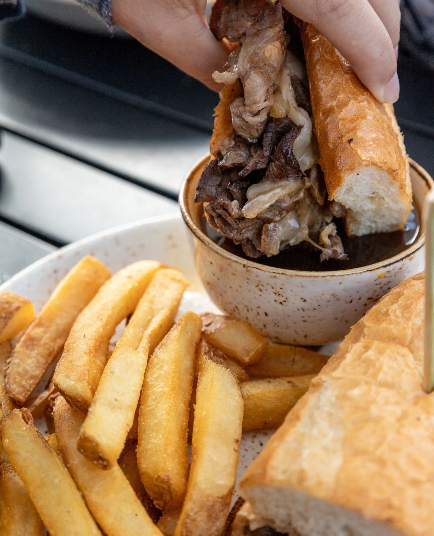 Our new Chuck Eye French Dip is here - tender, juicy, and made for dipping.⁠
And it&rsquo;s not alone&hellip;truffle fries, baked brie, harvest salad, butternut squash pappardelle, and more are joining the lineup.⁠
⁠
The Fall menu refresh launches to