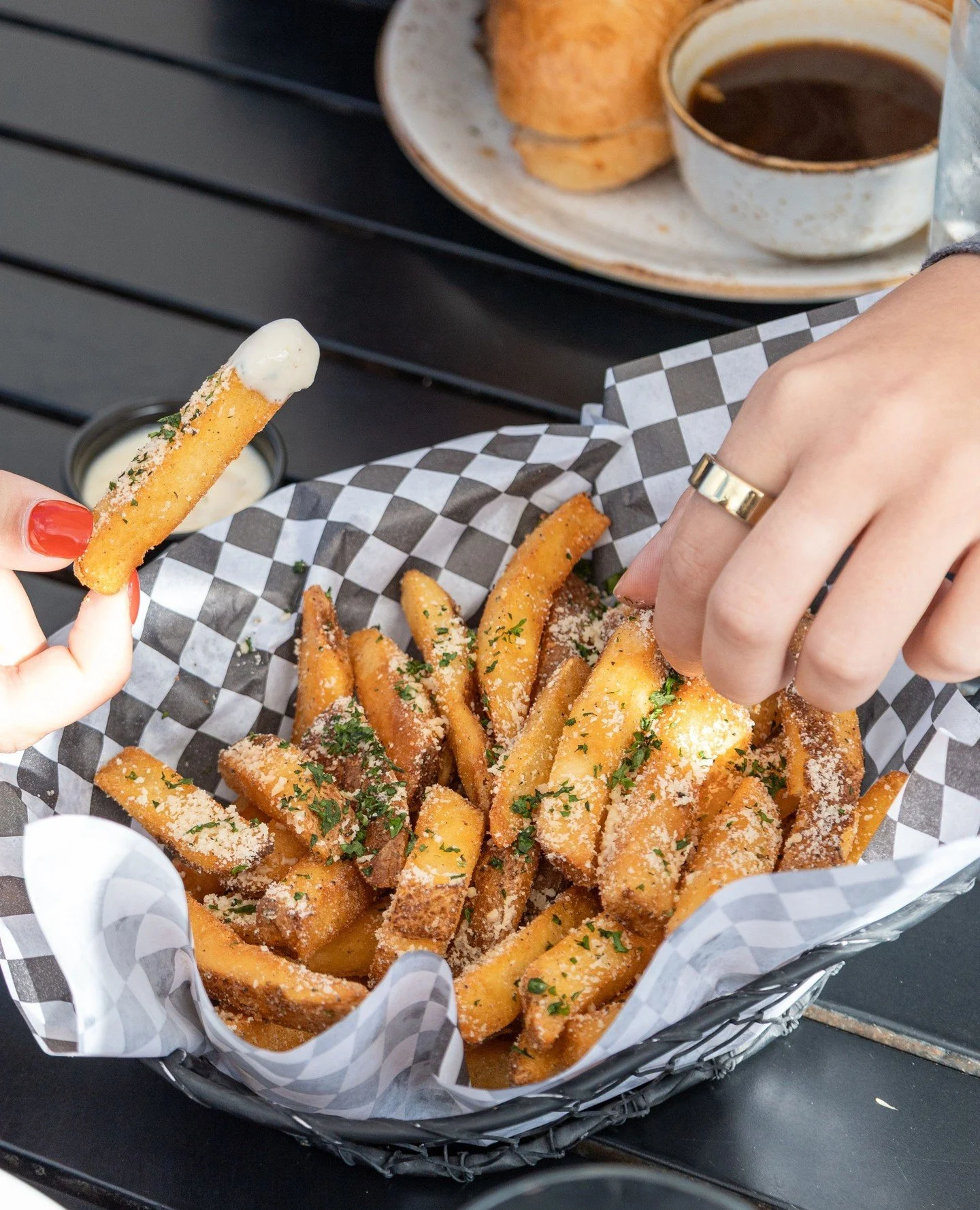 They’re meant to be shared, but we won’t judge if you don’t. Truffle fries have arrived at Farm 12 Restaurant - enjoy them as an appetizer, or upgrade your side for just $3.