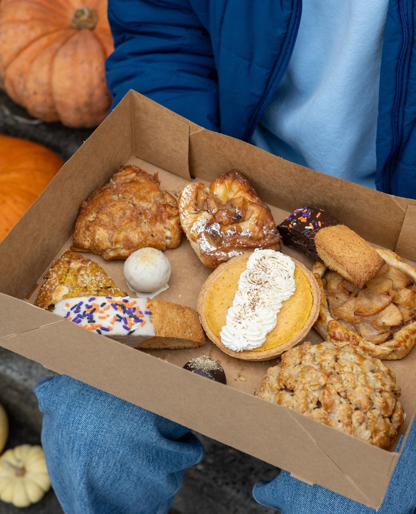 Sweater weather calls for pastries. Try our seasonal lineup at Fika before they’re gone! One of our personal favorites...the roasted apple scone 🤤🍏 The best part? They pair perfectly with your favorite seasonal coffee!
