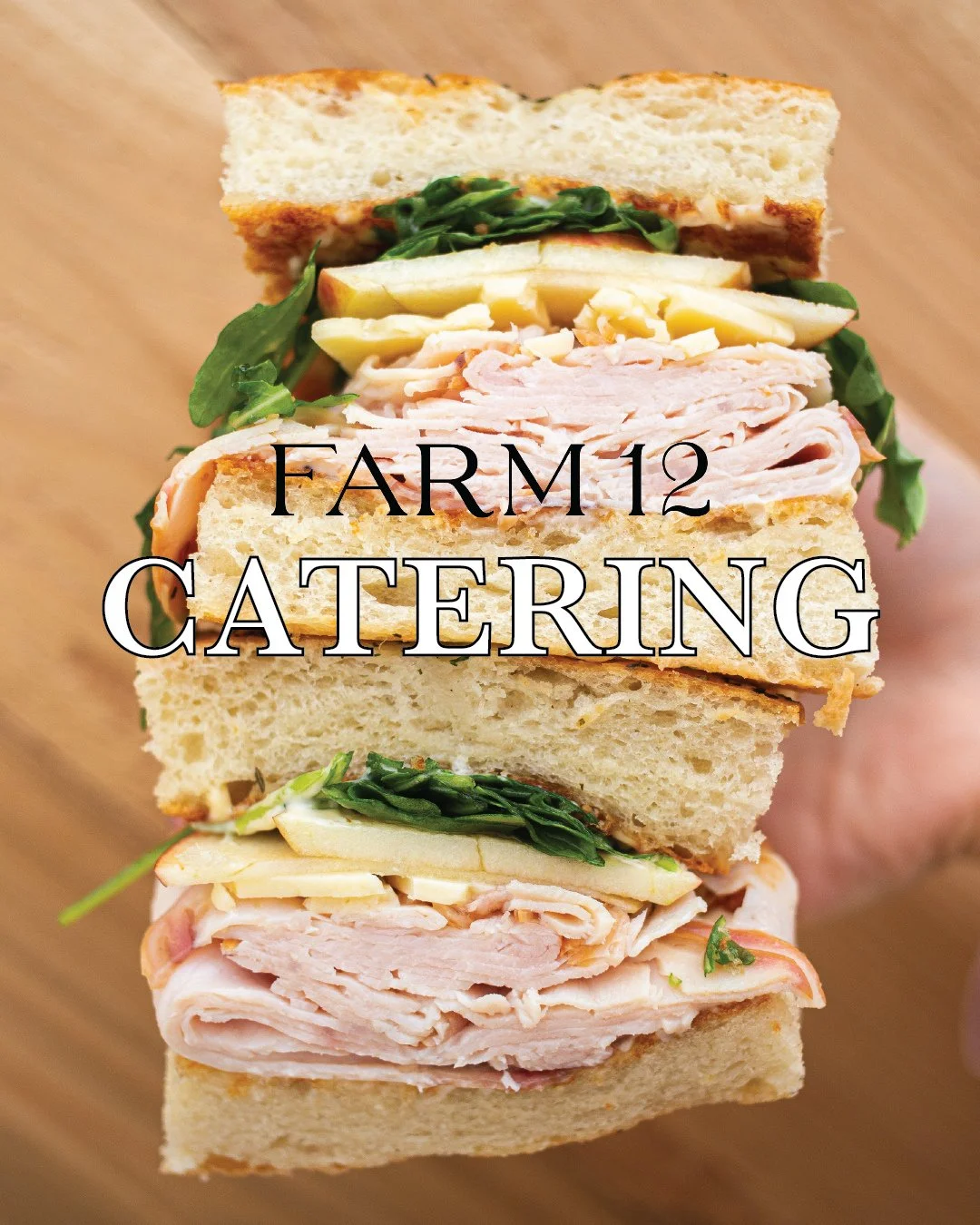 Choose from our Smoked Turkey Sandwiches, Lasagna, the Valley Fair, or our Street Taco Bar to make your upcoming celebrations that much better 🌮 ⁠
⁠
To explore our offerings and place your order, visit our website at farm12.org/catering!