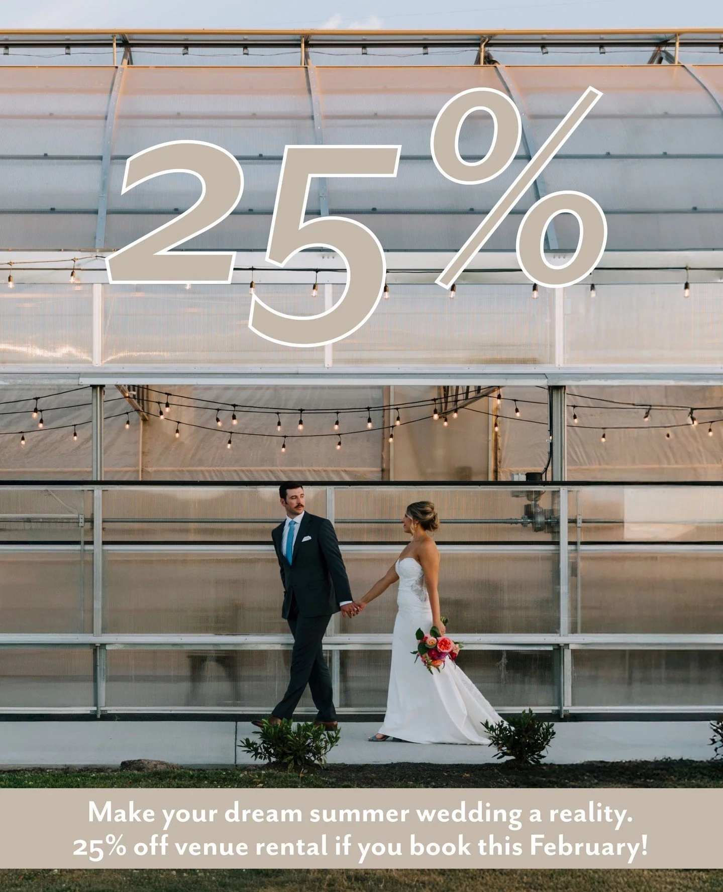 Dreaming of a summer wedding at Farm 12? We can make that a reality sooner than you think!⁠
⁠
✨ 25% off venue rental⁠
✨ Valid for May 1 &ndash; July 31, 2026 dates⁠
✨ Booked during the month of February⁠
⁠
Why push your celebration to 2027 when Farm 