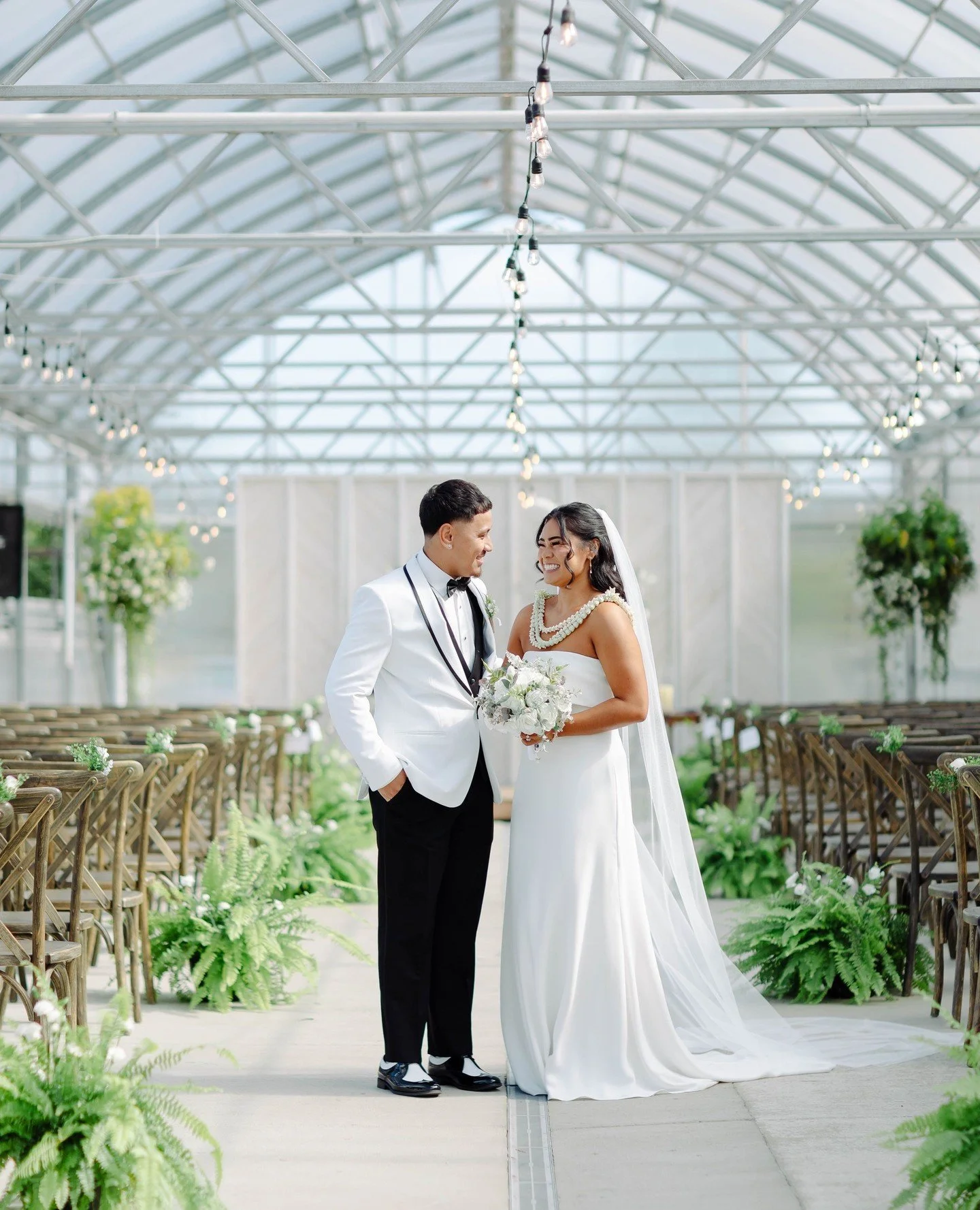 A greenhouse ceremony is one we'll always get behind!🌿 ⁠
⁠
This beautiful couple brought meaningful traditions, joyful moments, and so much DANCE to their celebration.⁠
From a heartfelt ceremony surrounded by greenery to a reception that kept everyo