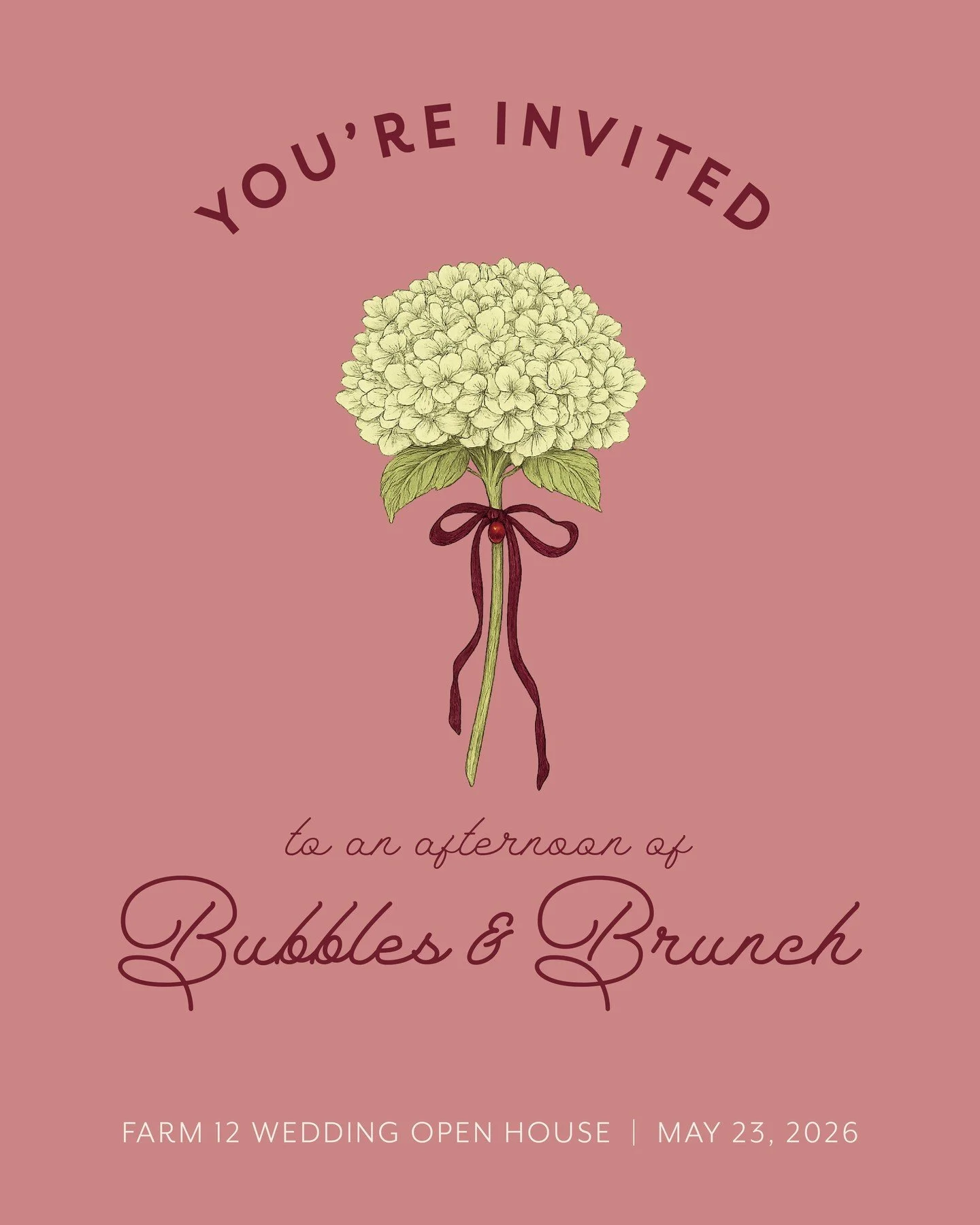 Bubbles, brunch, and a glimpse into your dream day 🥂 Join us at Bubbles &amp; Brunch, a spring-inspired showcase designed for brides at every stage of planning.⁠
⁠
Tour the spaces, meet our favorite vendors, and experience what your wedding at Farm 
