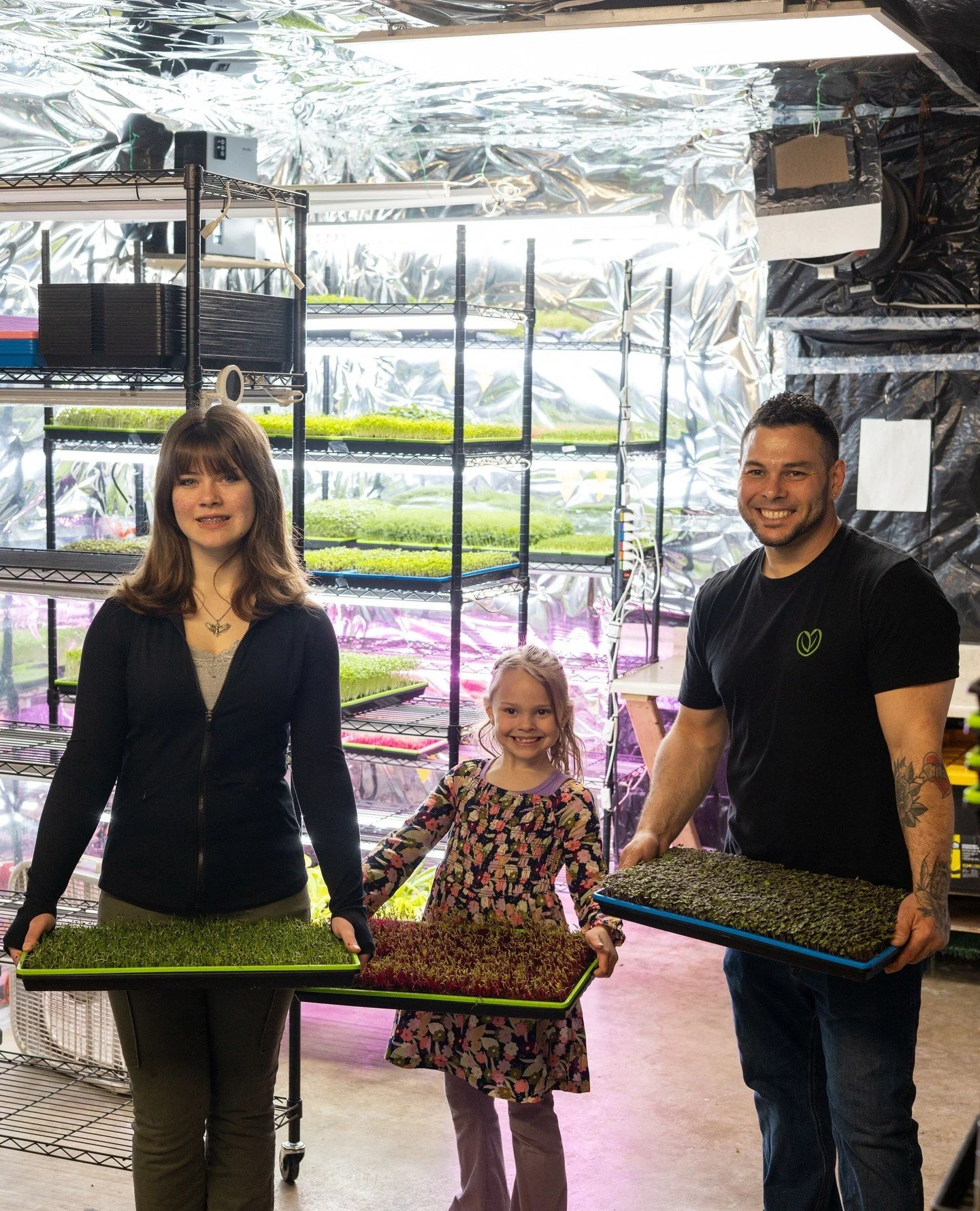 We LOVE supporting local 🌱 ⁠
⁠
Last week, our team visited the family behind our micro greens in Graham, @mcghee_micros! They walked us through their growing process, shared what sets their greens apart, and let us taste-test some of the most flavor