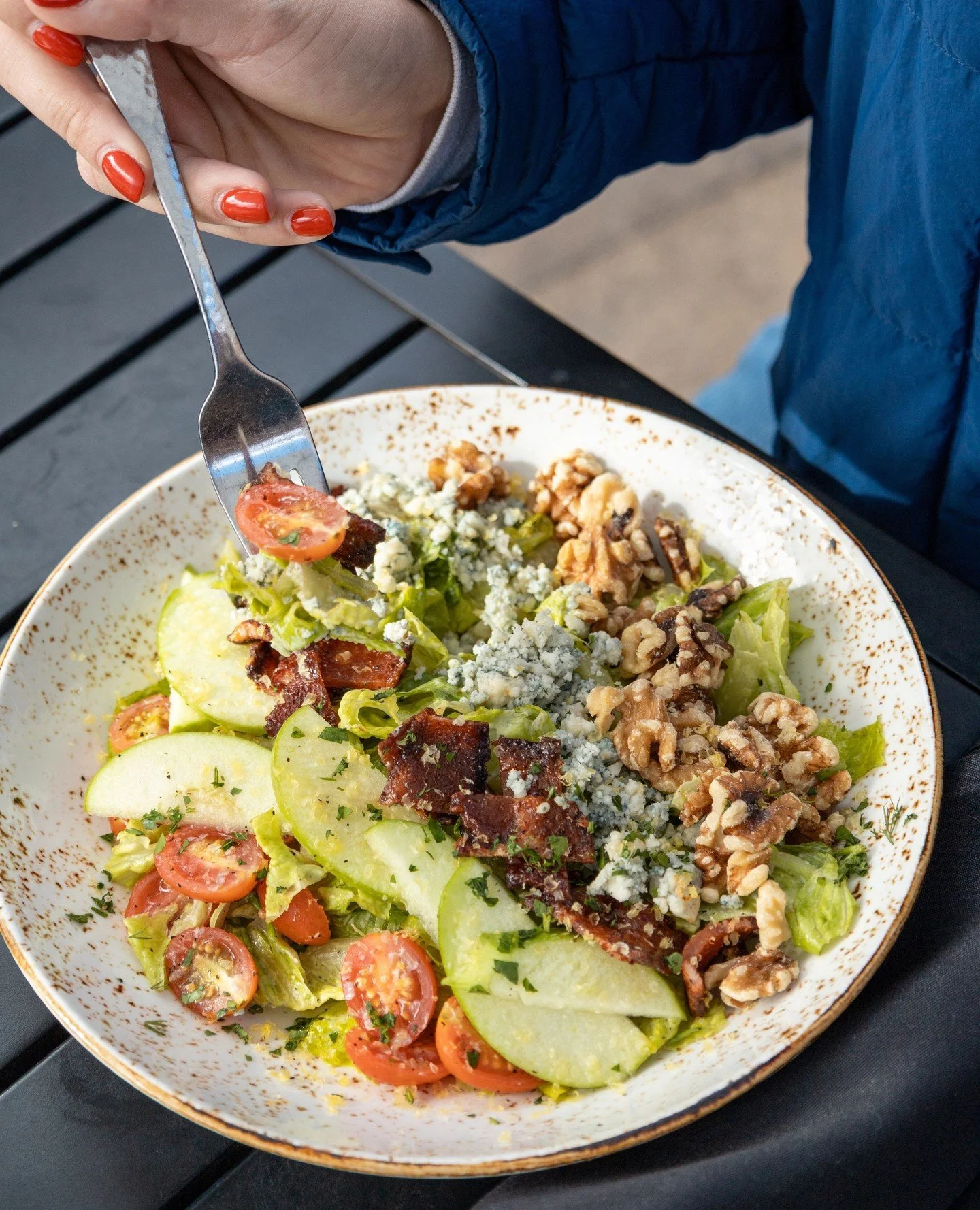 A fresh menu is arriving next week, which means we&rsquo;ll be saying goodbye to a few favorites! ⁠
⁠
Be sure to order our Harvest Salad, loaded with apples, walnuts, chili candied bacon, Point Reyes Bay Blue cheese, marinated tomatoes and more befor
