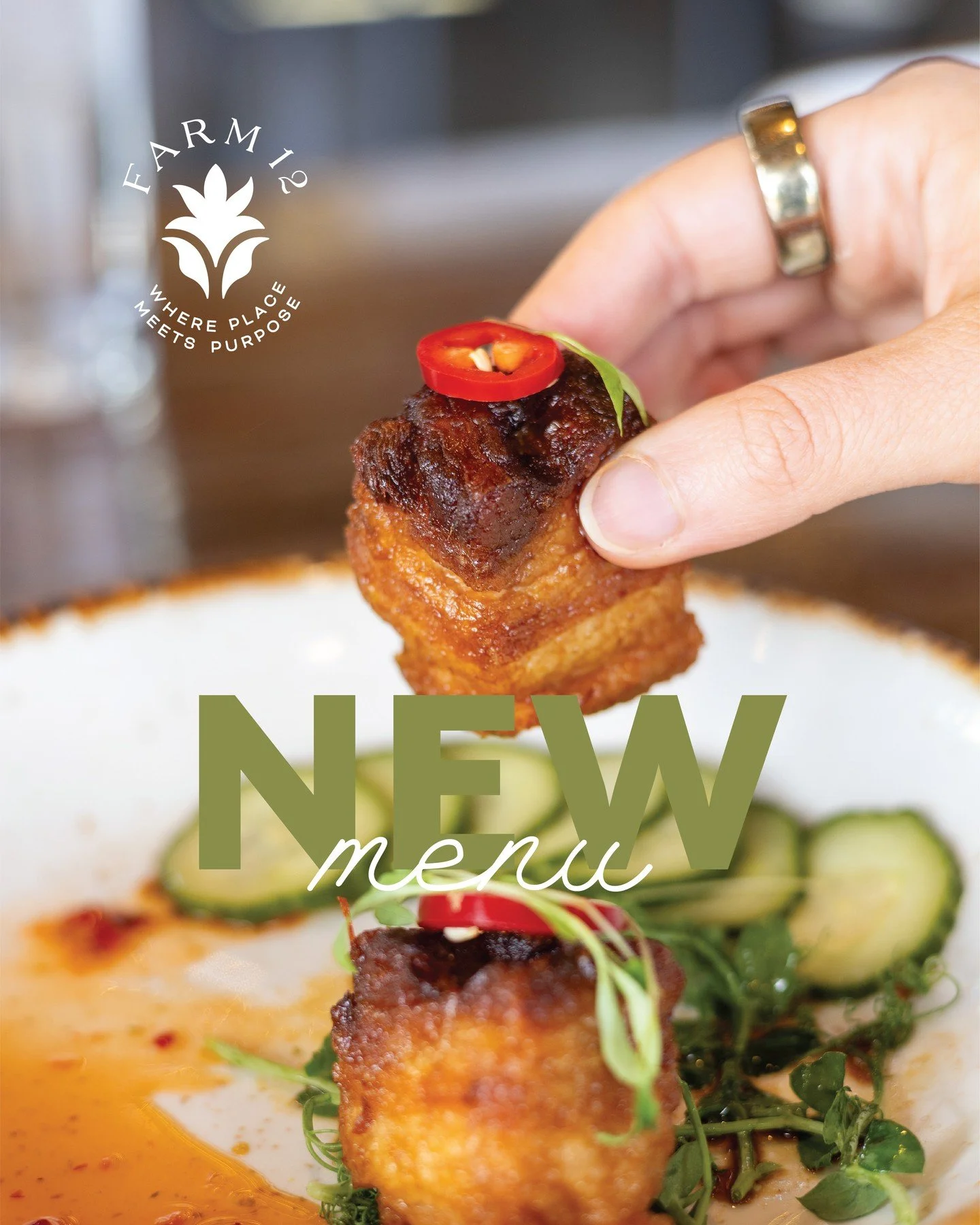 Our fresh Farm 12 restaurant menu items launched TODAY and we can't wait for you to give them a try! Don't worry, your favorite staples aren&rsquo;t going anywhere. We&rsquo;ve just added a few fresh options as we head into the spring and summer seas