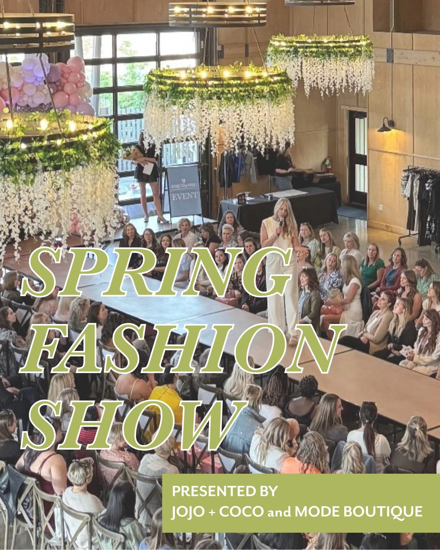 Gather your girls, dress your best, and join us for a fashion show benefitting Step By Step!⁠
⁠
Presented by Jojo + Coco and Mode Boutique, local businesses out of Sumner, proceeds from this fashion show benefit Step By Step's Dreams Work Program! Dr