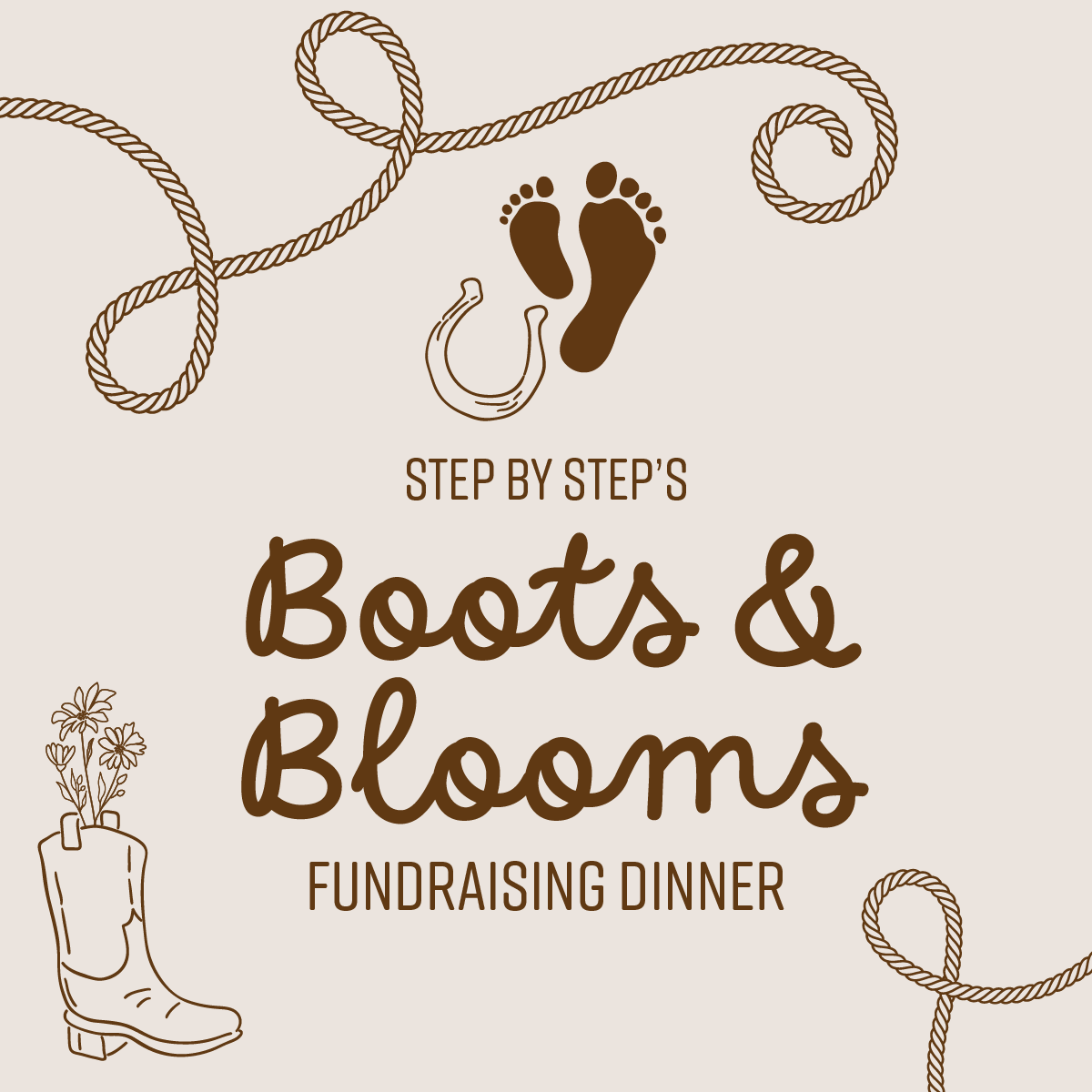 BOOTS &amp; BLOOMS FUNDRASIER