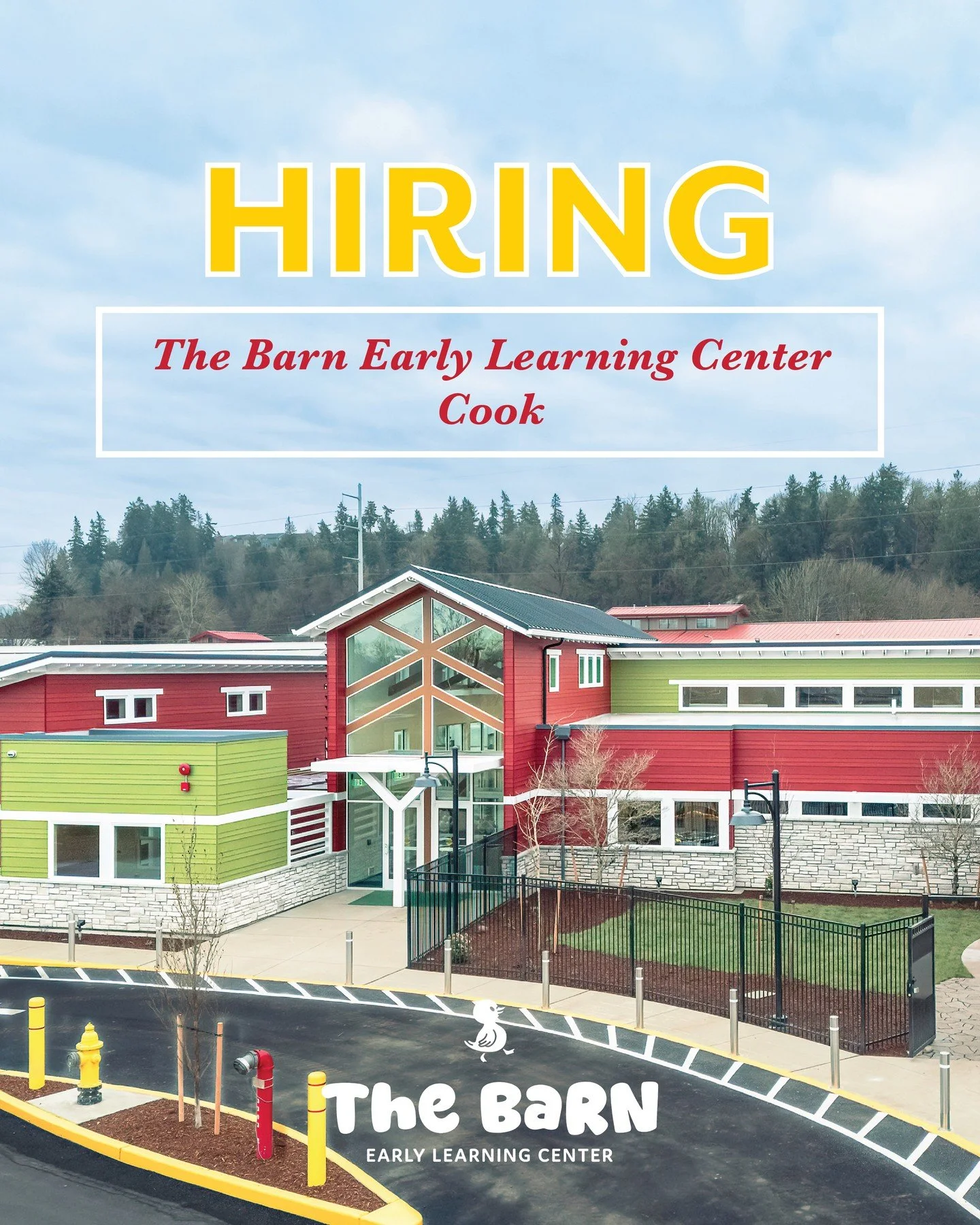 We're looking for an early riser who is passionate about cooking healthy and delicious meals for our Barn Early Learning Center kiddos 🐥 ⁠
⁠
If this is you, head to farm12.org/employment for more information and to apply! We can't wait to meet you!