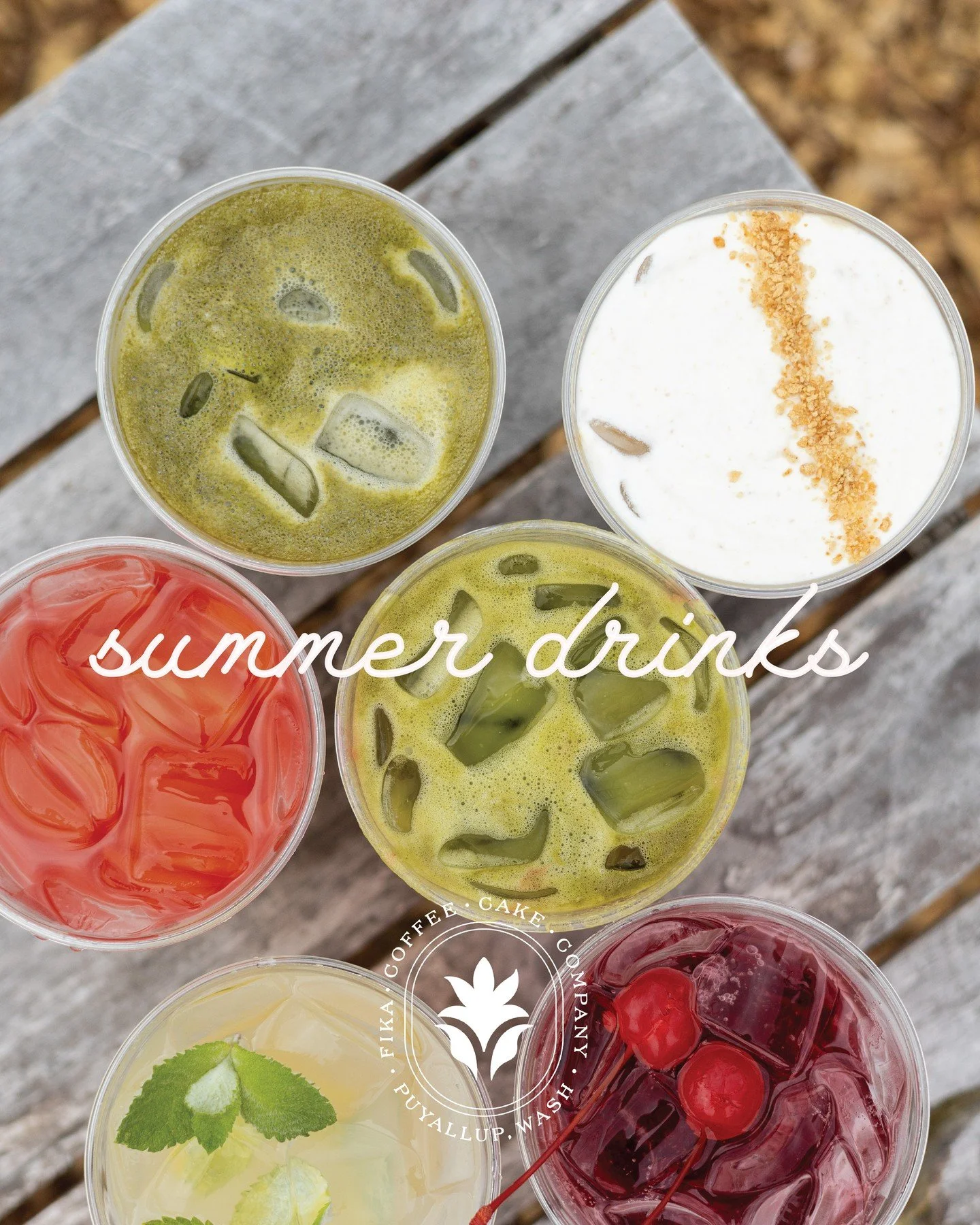 Swipe to see a few of our Fika summer drinks ⛱️ ⁠
⁠
New matcha, lemonade, craft coffee and lotus combinations! Truly something for everyone, and we can't wait to hear your favorites. ⁠
⁠
To view our full menu please visit toasttab.com/fika