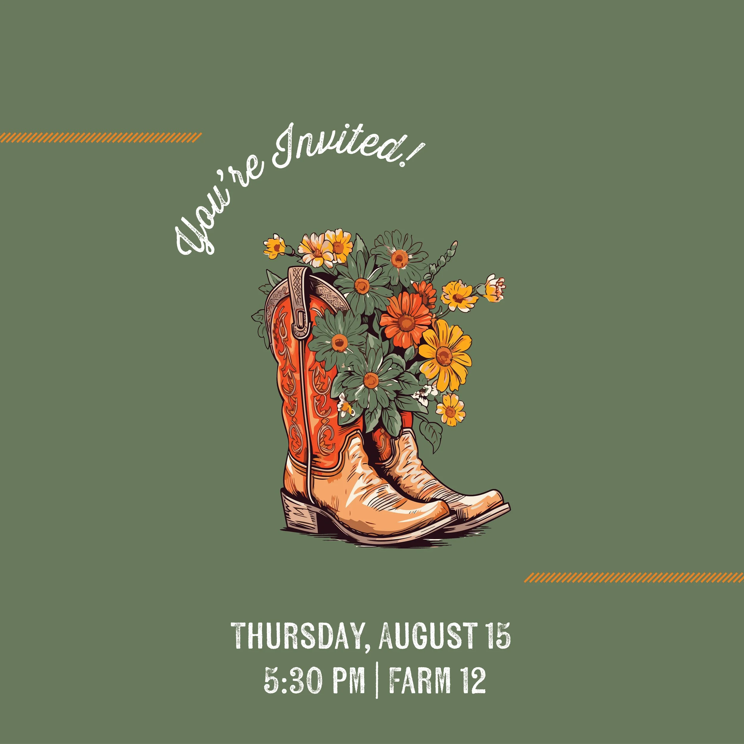 Boots &amp; Blooms Fundraiser