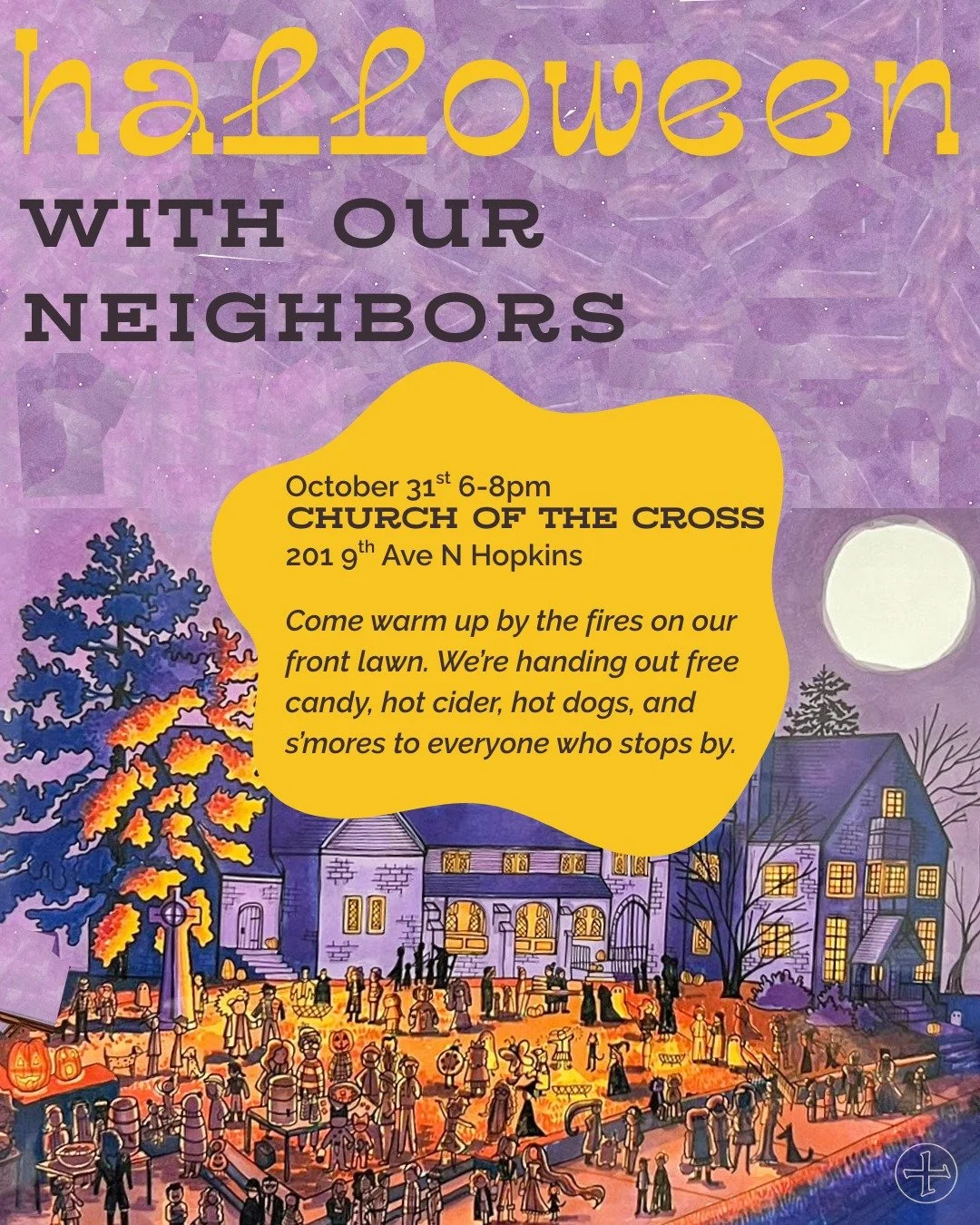 Halloween is just around the corner. 🎃 We'd love to celebrate with you on our front lawn on Friday, October 31, from 6-8pm. You're invited to come warm up by our fires and enjoy some free goodies. Everyone who stops by will get a treat, so bring the