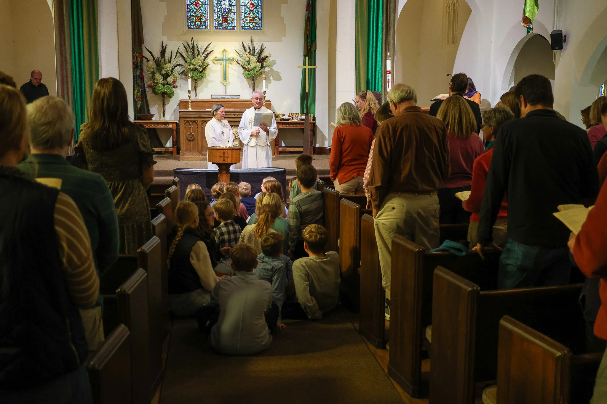 All Saints' Sunday brought the gifts of welcoming the newly baptized, remembering our own baptisms, celebrating communion together, and enjoying donut holes after each service. 
.
.
.
#anglican #anglicanchurch #church #christianity #bethechurch #bapt