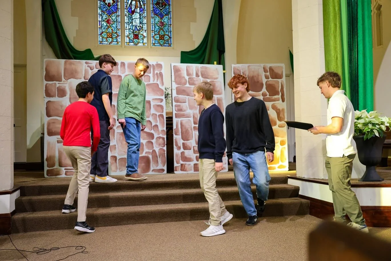 Youth Sunday is our annual tradition where the 7th through 12th graders lead parts of our regular service. This year, they presented our Scripture readings creatively, including a walk around the Walls of Jericho. 

Our three speakers offered insight