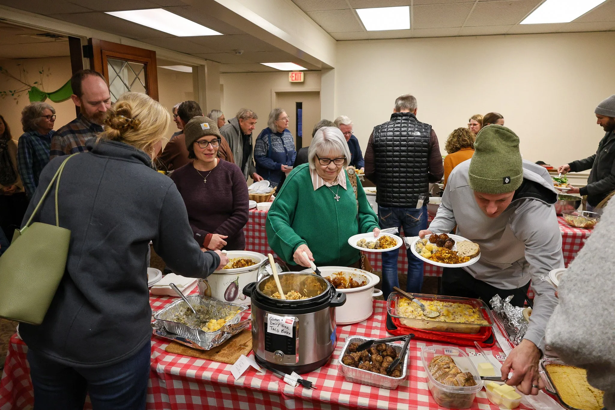 Our Annual Celebration began with a hearty, Midwestern potluck. Starting off with a meal together remains a great way to catch up and meet more people in our community, so thanks for providing such tasty dishes! 🍲