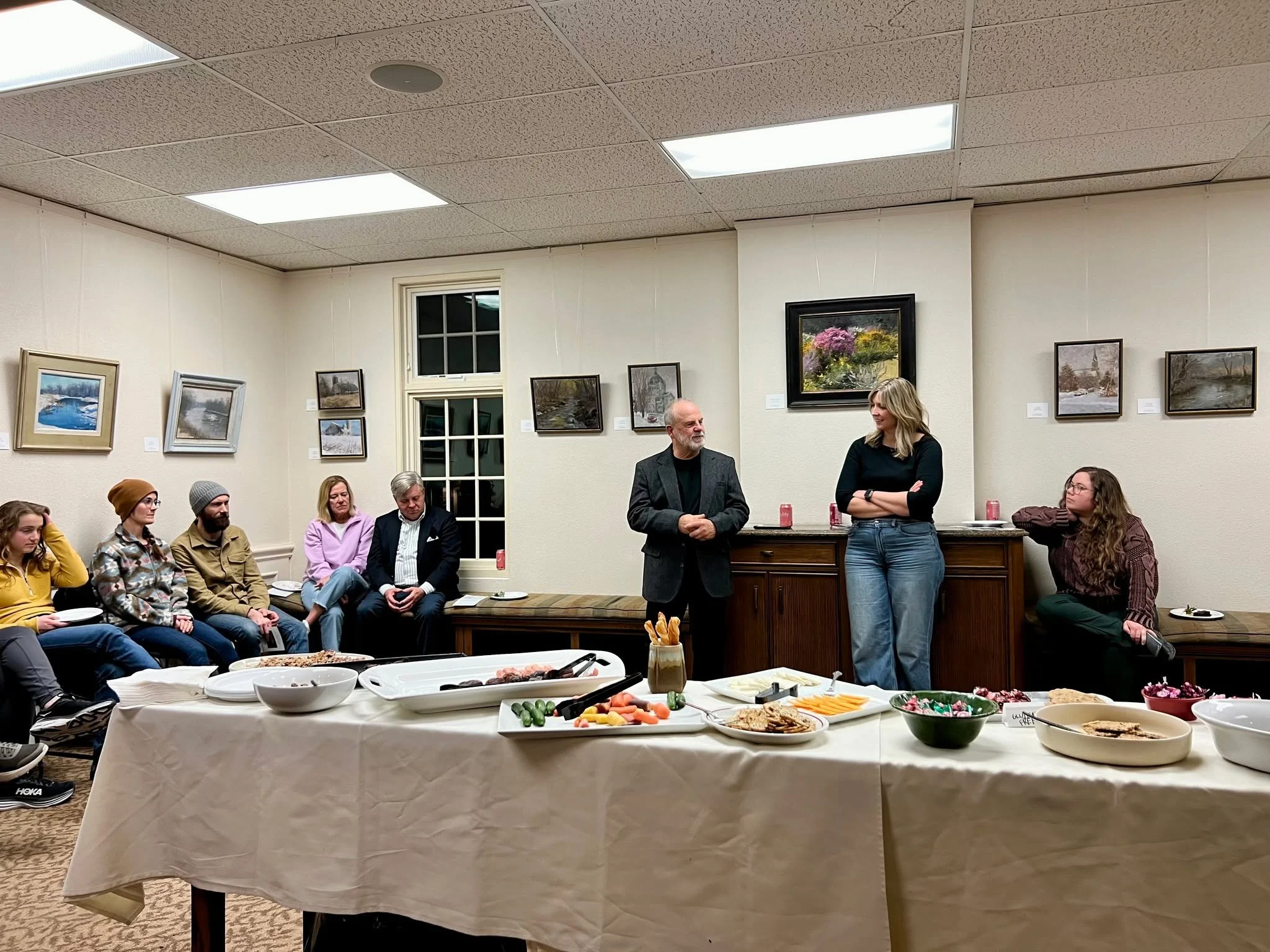 We welcomed artist Richard Kochenash to our Art Gallery last month. Learning about his plein air painting process&mdash;painting outdoors in a single setting&mdash;left many of us in awe. He lovingly refers to his current display pieces as "sket