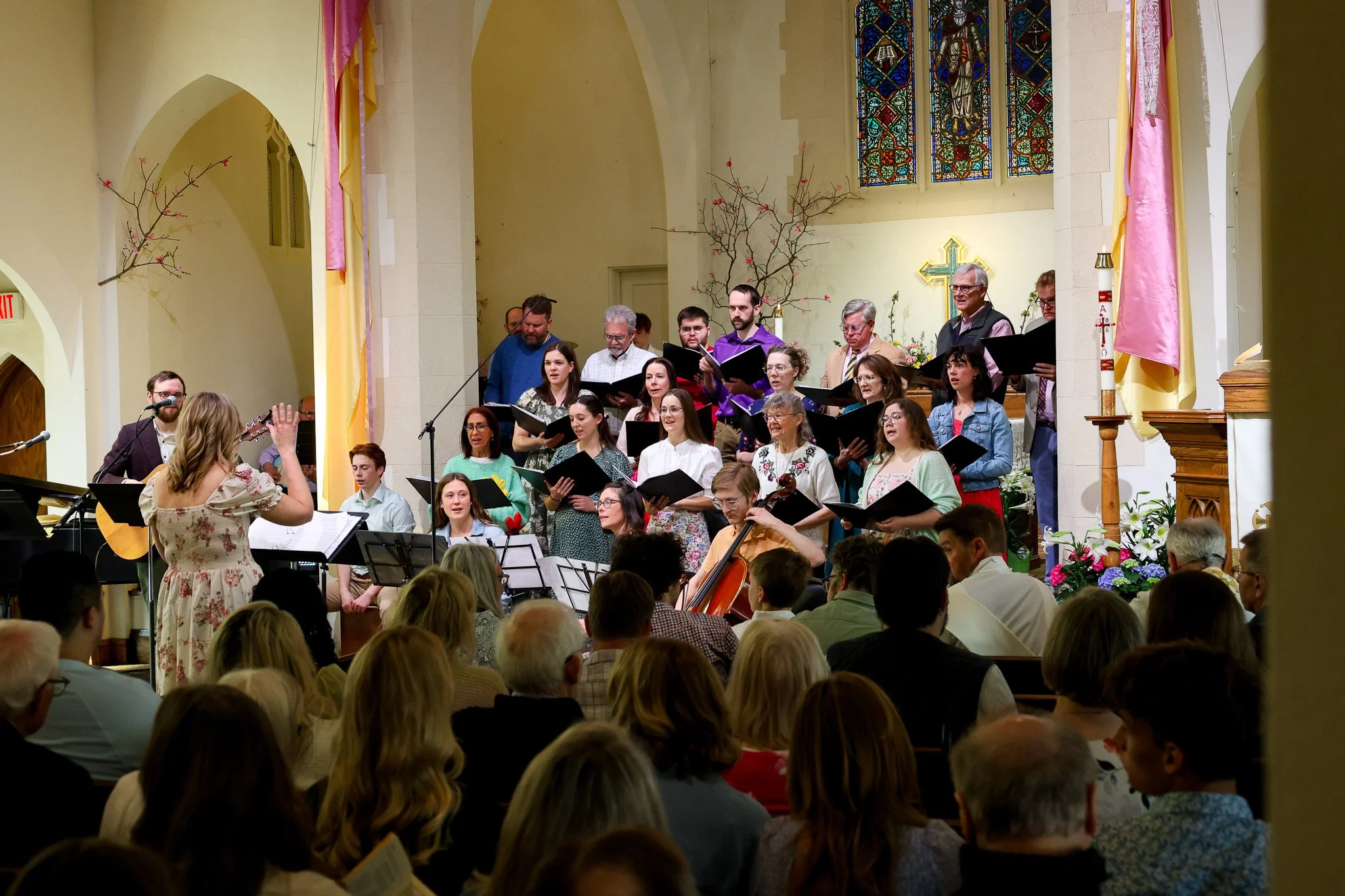Easter Sunday, Part 2: Celebrating Easter morning with our choir and chamber orchestra is always a delight. 🎺🪈🎻 An incredible thank you to all the volunteers who participated, and to Pastor Andene for conducting. 
.
.
.
#eastersunday #holyweek #an