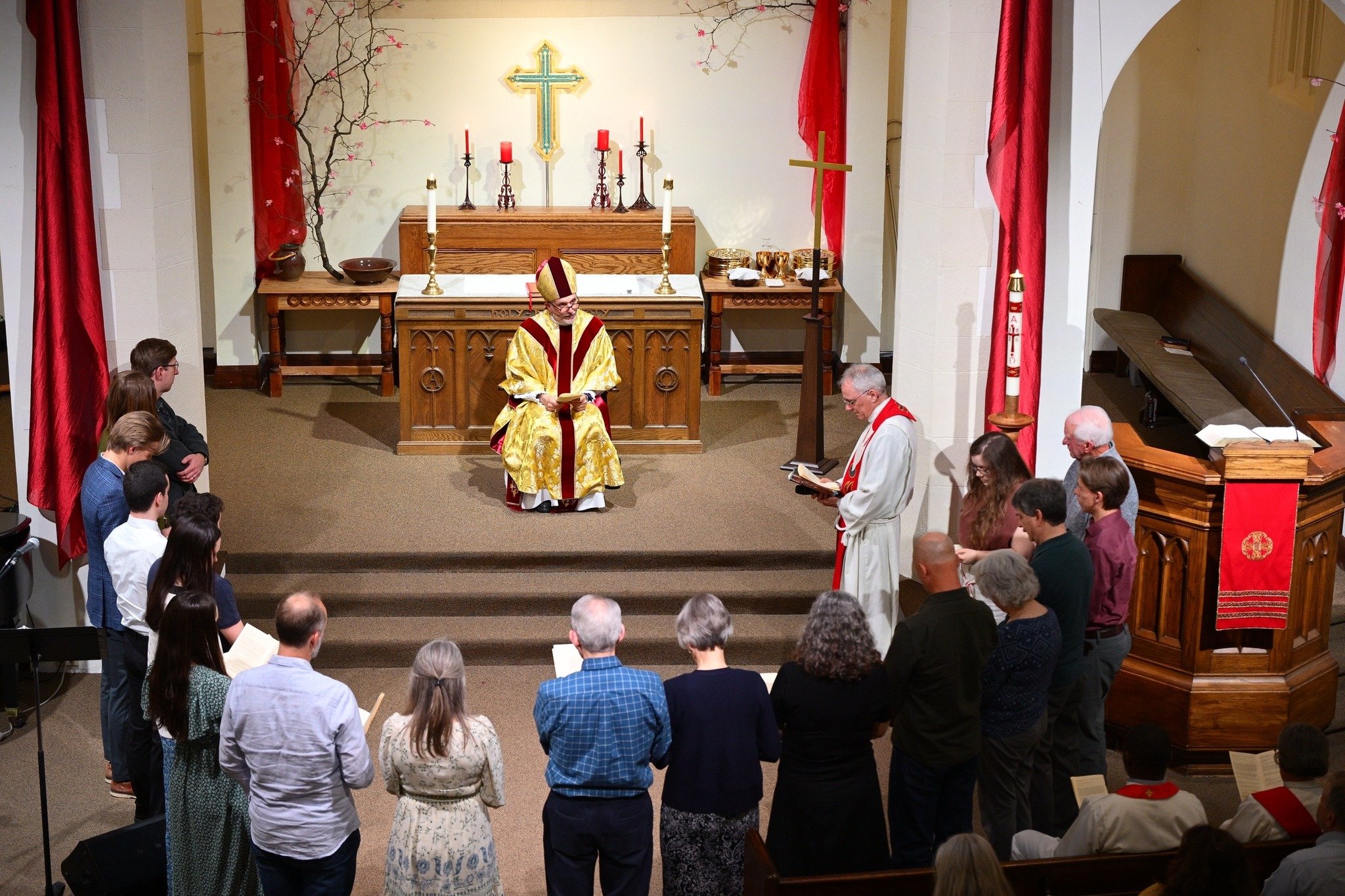 At our Confirmation Service on Friday, 20 adults were confirmed by Bishop Stewart Ruch. Being confirmed is more than confirming our Anglican faith; it's about stepping deeper into mission in and through the Church and the world. 🌎

#anglican #church