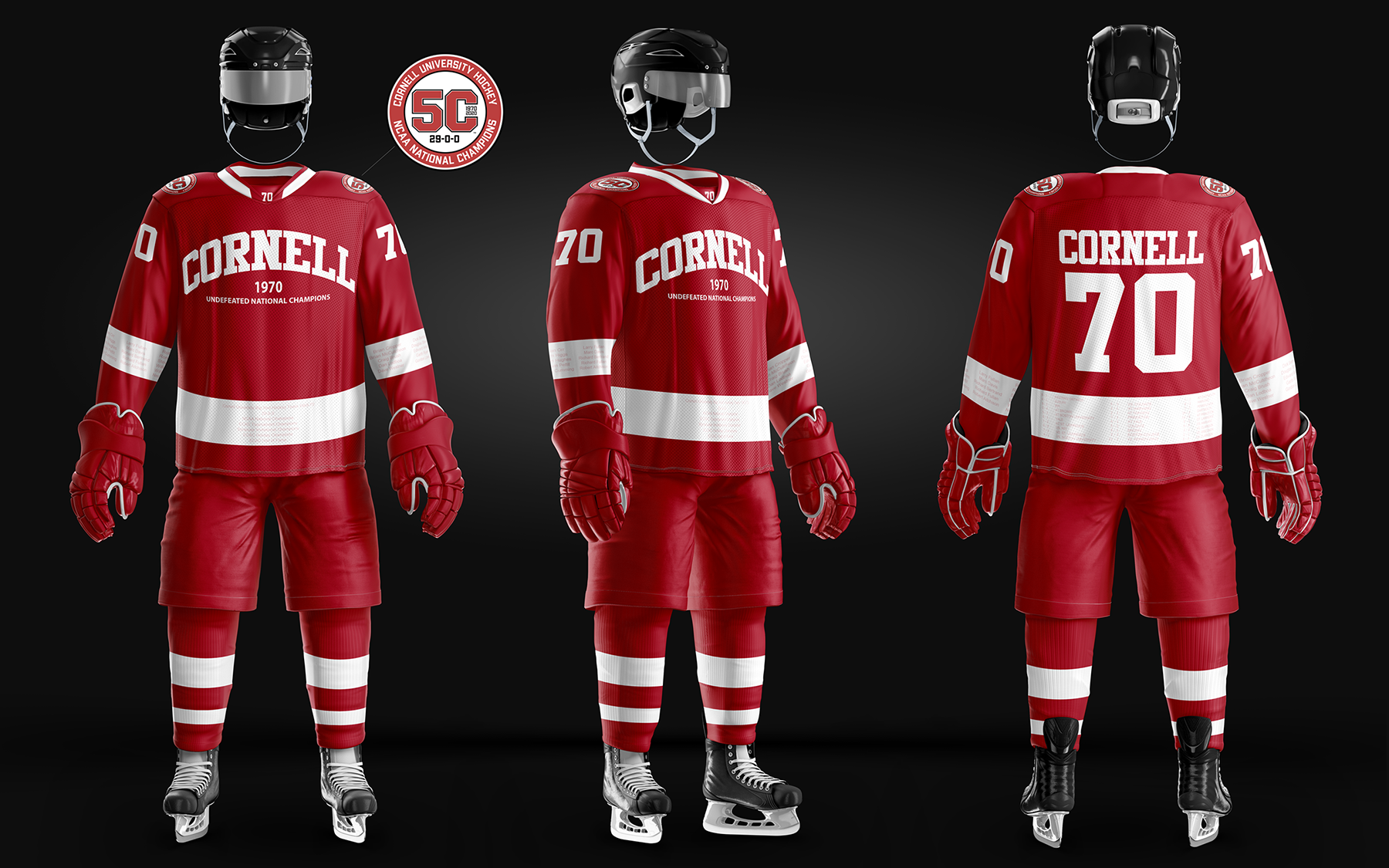 cornell hockey sweatshirt