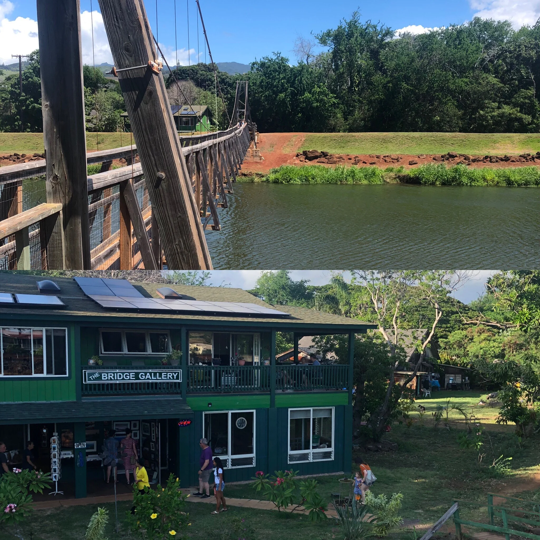 When you cross the bridge check out the bridge gallery!