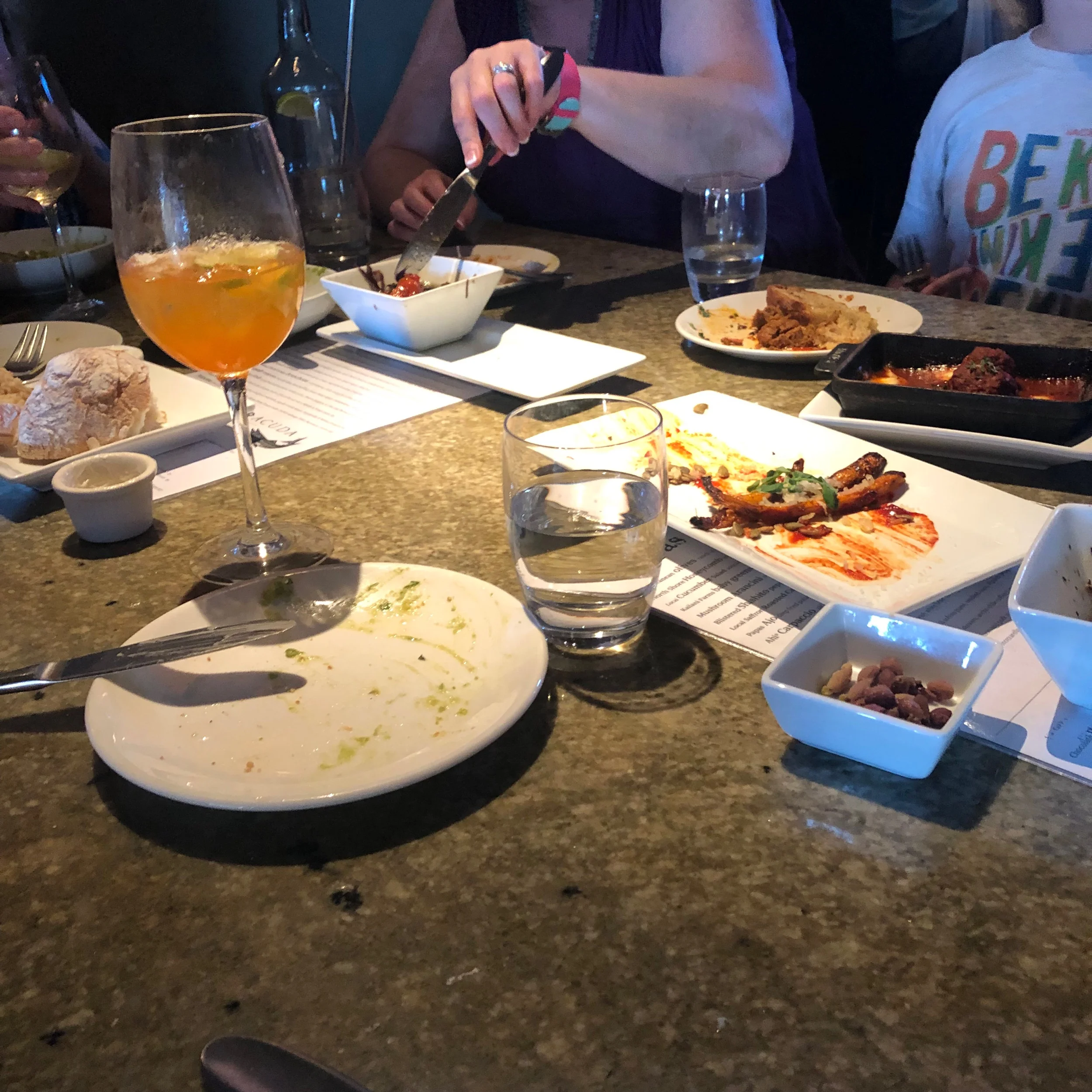 Tapas at Bar-Acuda courtesy of Bill and Gale 🥃