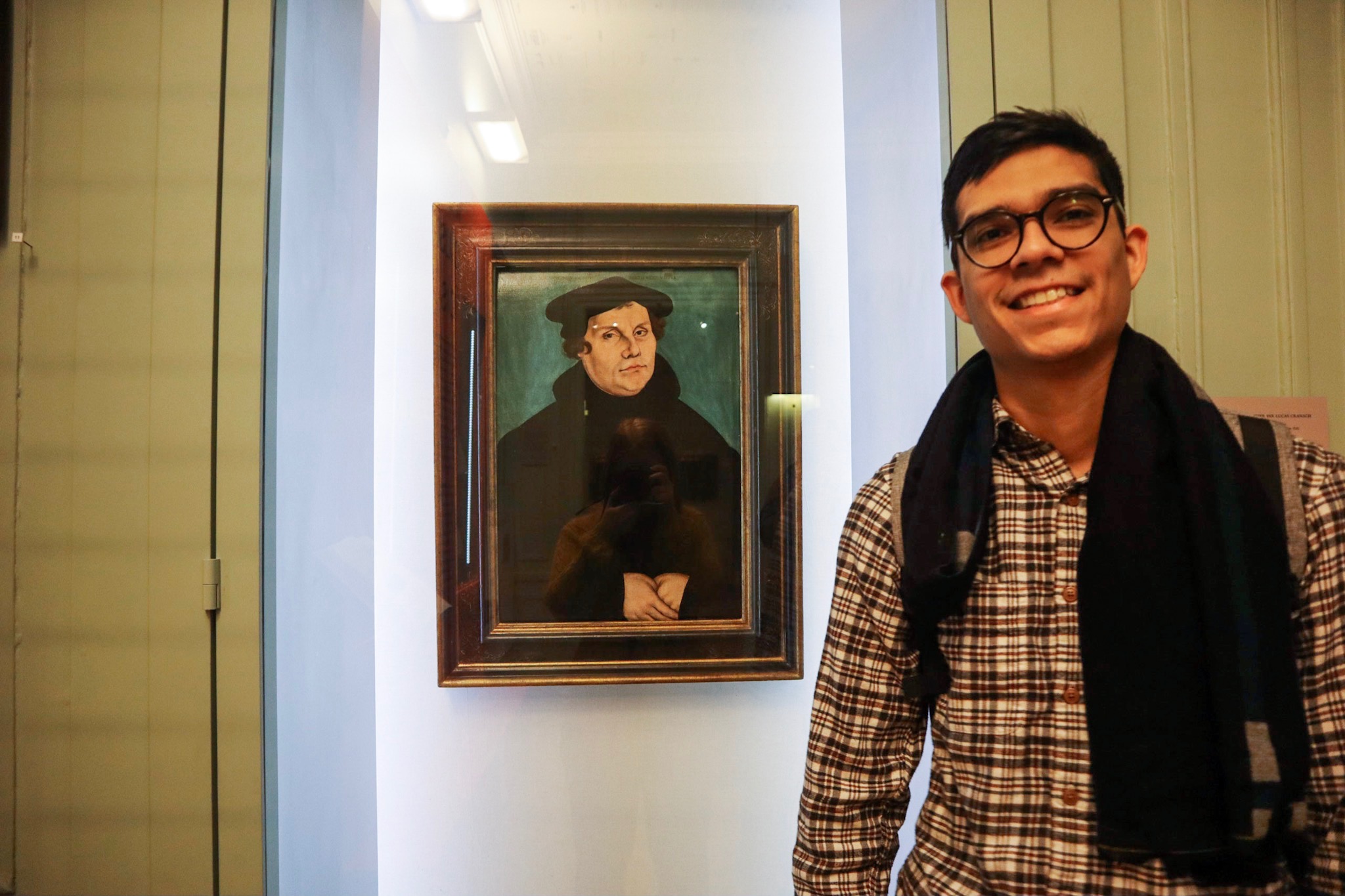 The famous portrait of Martin Luther