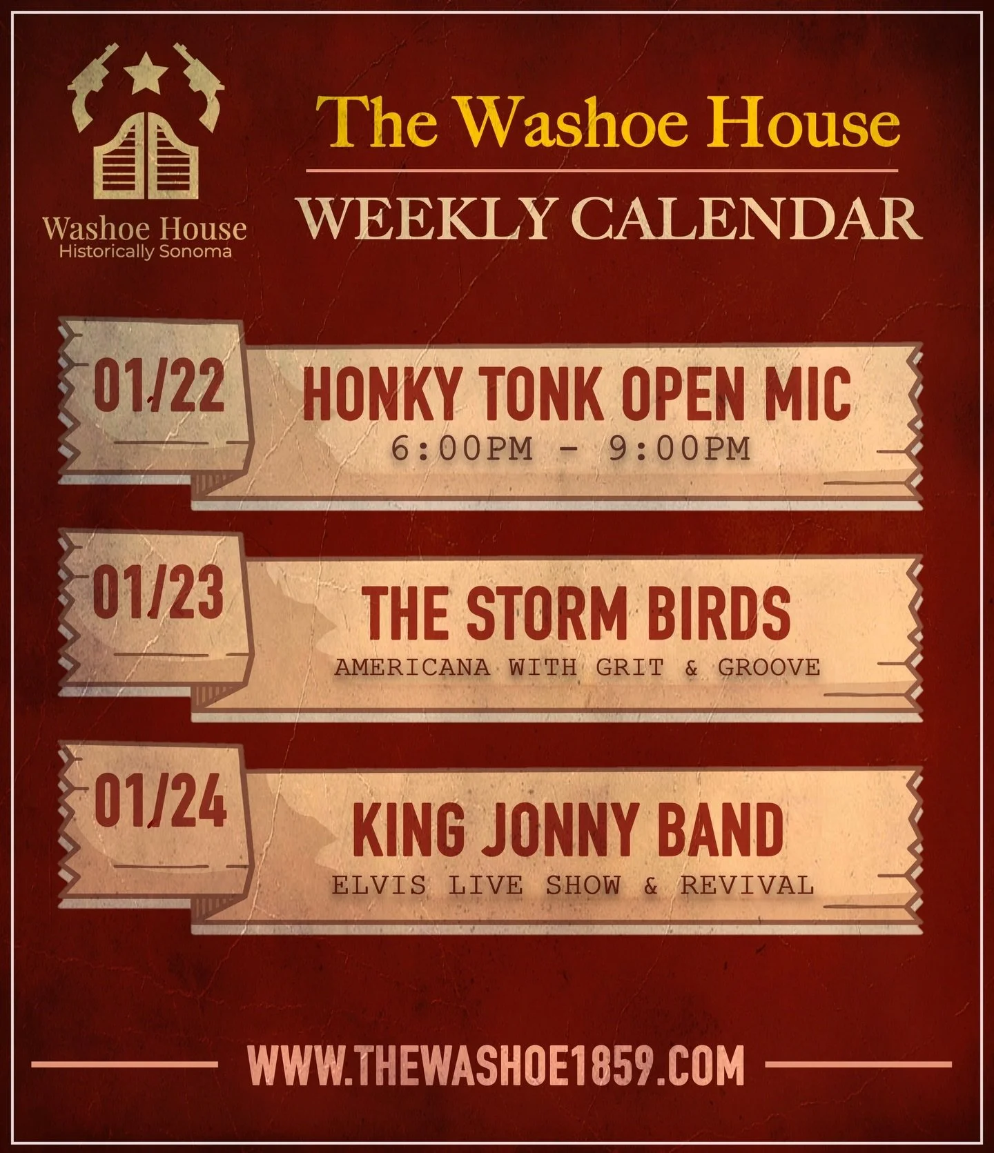 🤠 This week at the Washoe House! 👢 

#washoehouse #historicdiner #petalumaca #petalumacalifornia #sonomacounty
