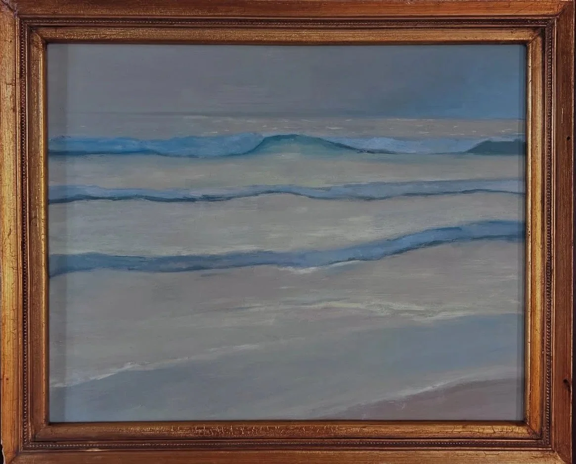 San Onofre, oil on canvas, 18"X24", 2024