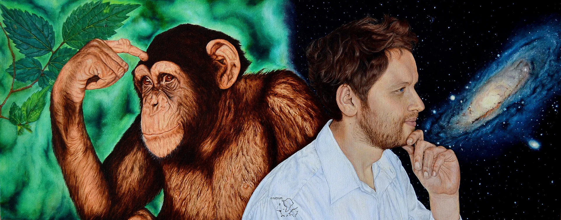“ Evolution “-Oil on canvas