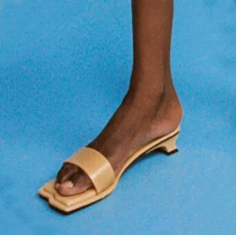 Square toe lasts have made a playful turn