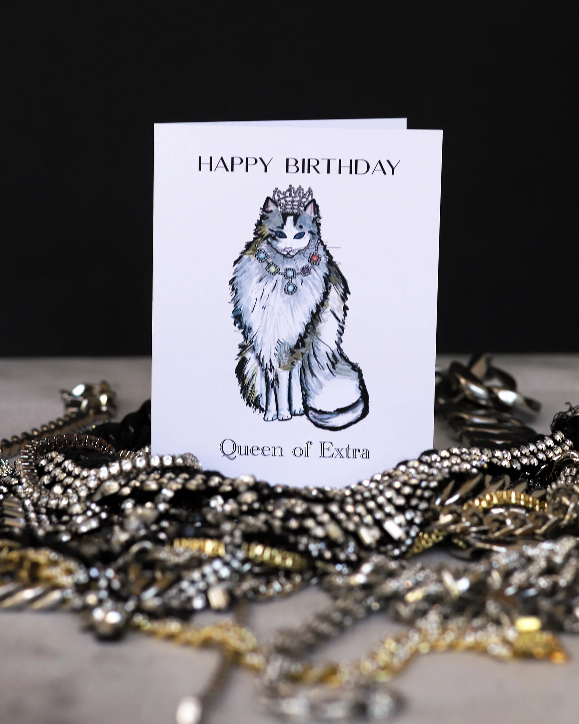 Queens of Extra Birthday Card