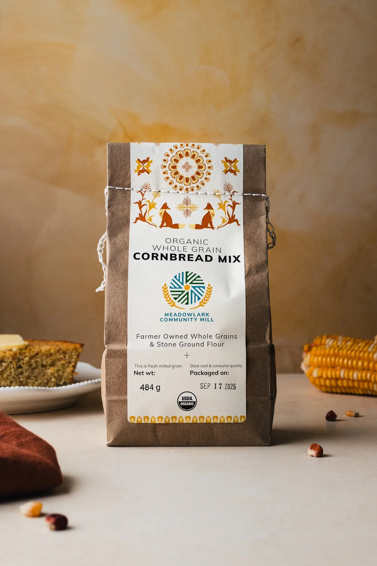 Organic Whole Grain Cornbread Mix