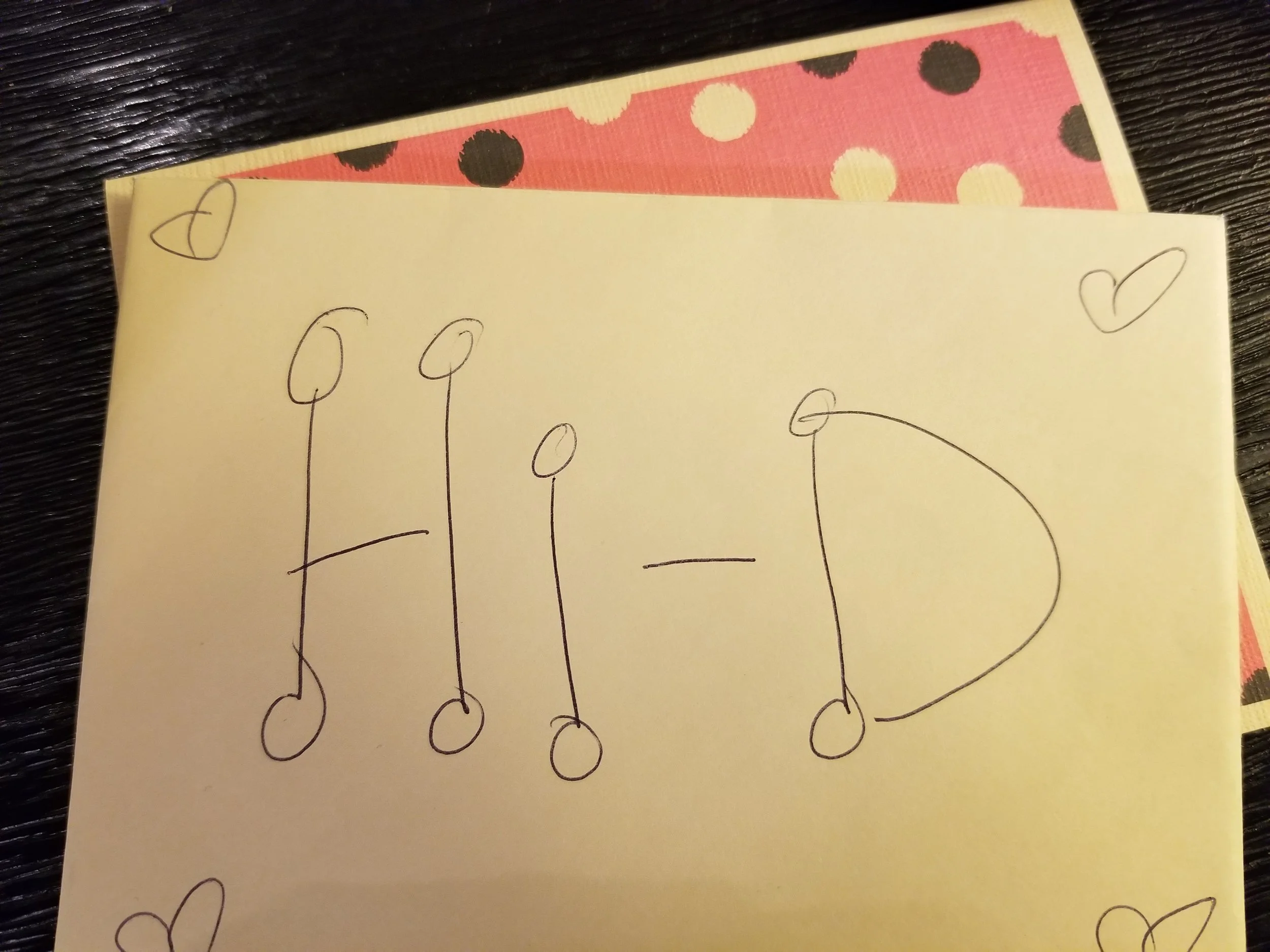the card I received a few weeks ago :-)