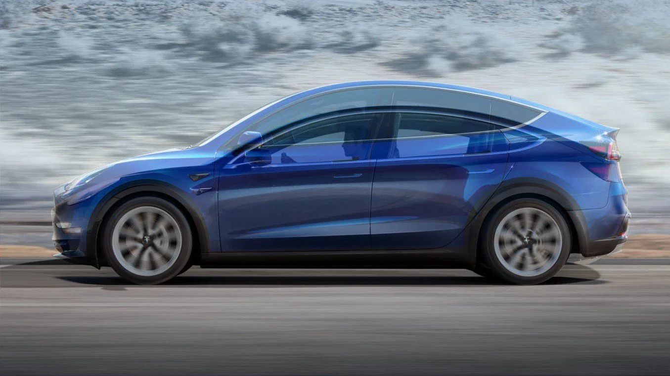  Model Y overlay on Model 3 