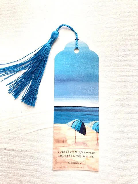 Beach Bookmark