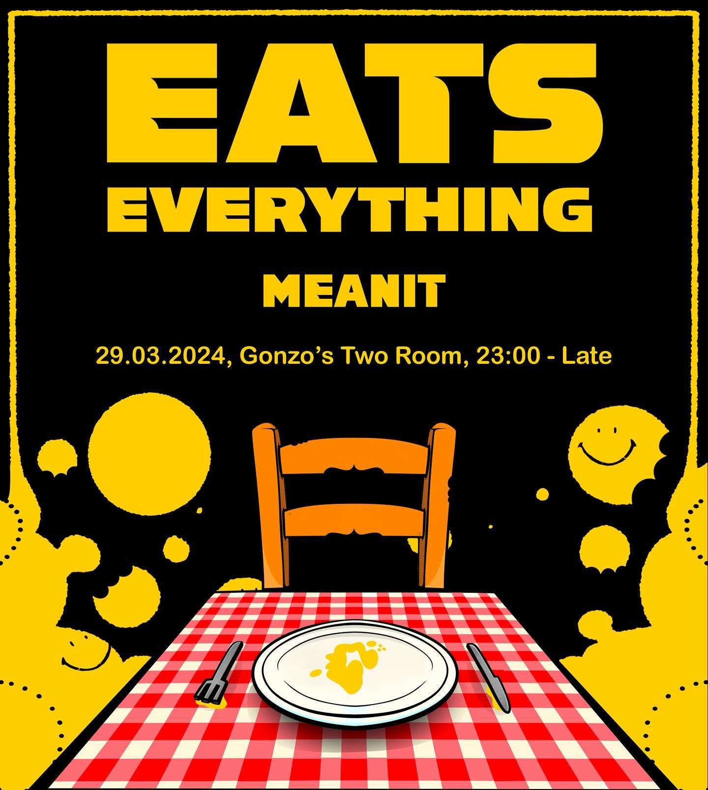 This one&rsquo;s been a long time coming, the don that is Eats Everything will be joining us for an intimate one off set. 

A contemporary UK electronic music institution, Eats Everything (AKA Daniel Pearce) has a global reputation built on versatili