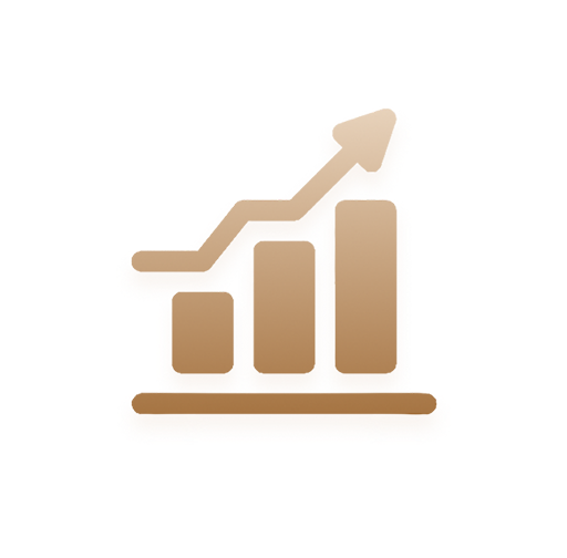 retirement planning expert icon of a graph