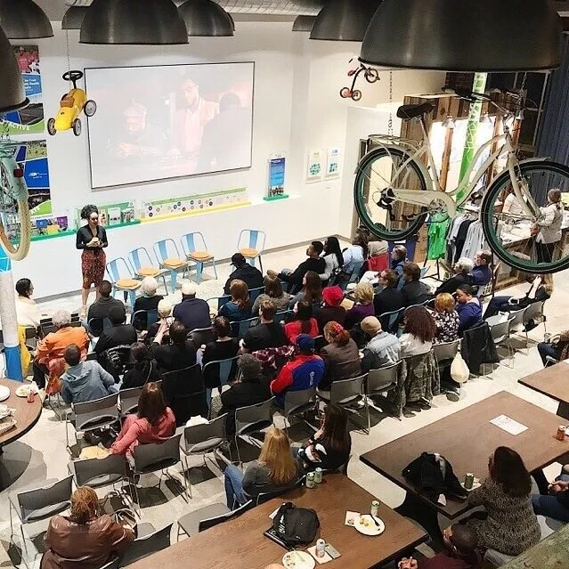  A sold out  Sweet Auburn Blues  screening on the Atlanta BeltLine Partnership Center. It is the venue’s highest attended event to date. 
