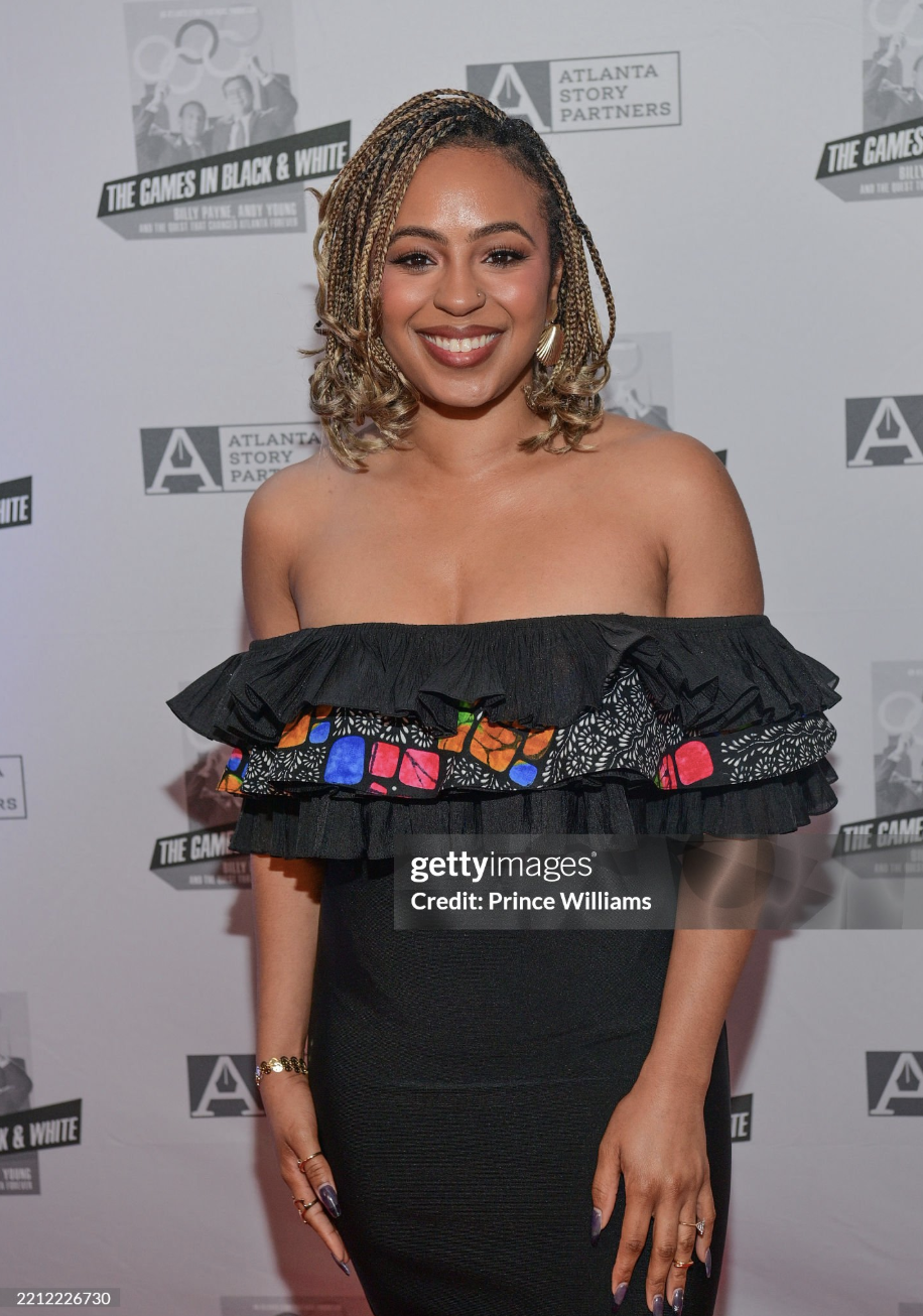  At the 2025 Atlanta Film Festival premiere of “The Games In Black &amp; White”    
