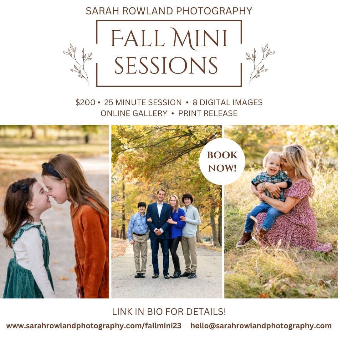 It's that time of year! Click the link in bio to book now! 🍂🍁