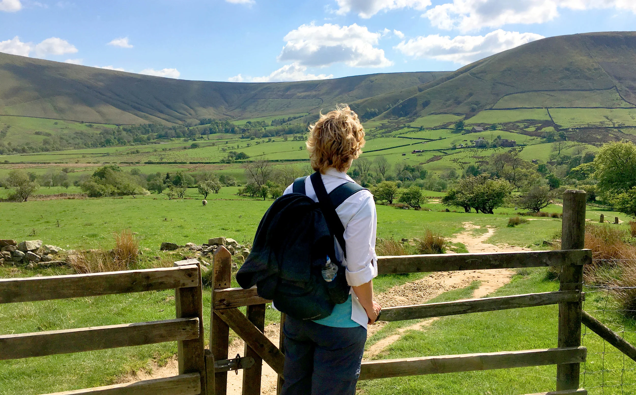 Gathering inspiration on a recent hike through the Yorkshire Dales National Park.