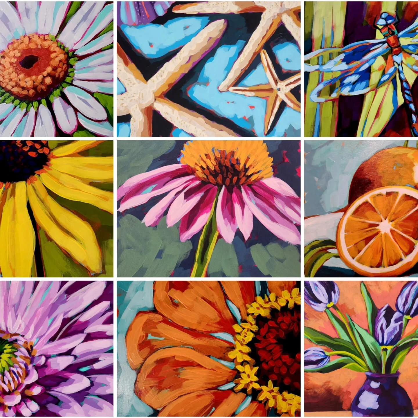 After nearly a year of working digitally, I just had to get my hands in some paint. Thank you @ali_kay_studio for the fabulous  instruction and fun I've discovered in your Fresh Paint membership!